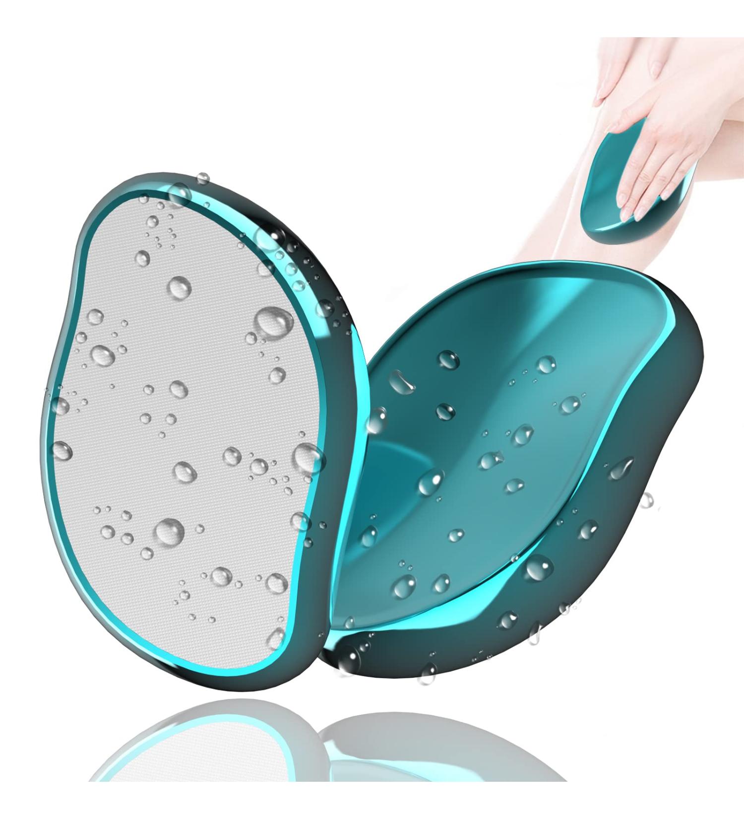 EPSPIC Crystal Hair Eraser - Painless Hair Remover for Men and Women - Reusable Exfoliation Tool - Blue - Buy Online on GoSupps.com