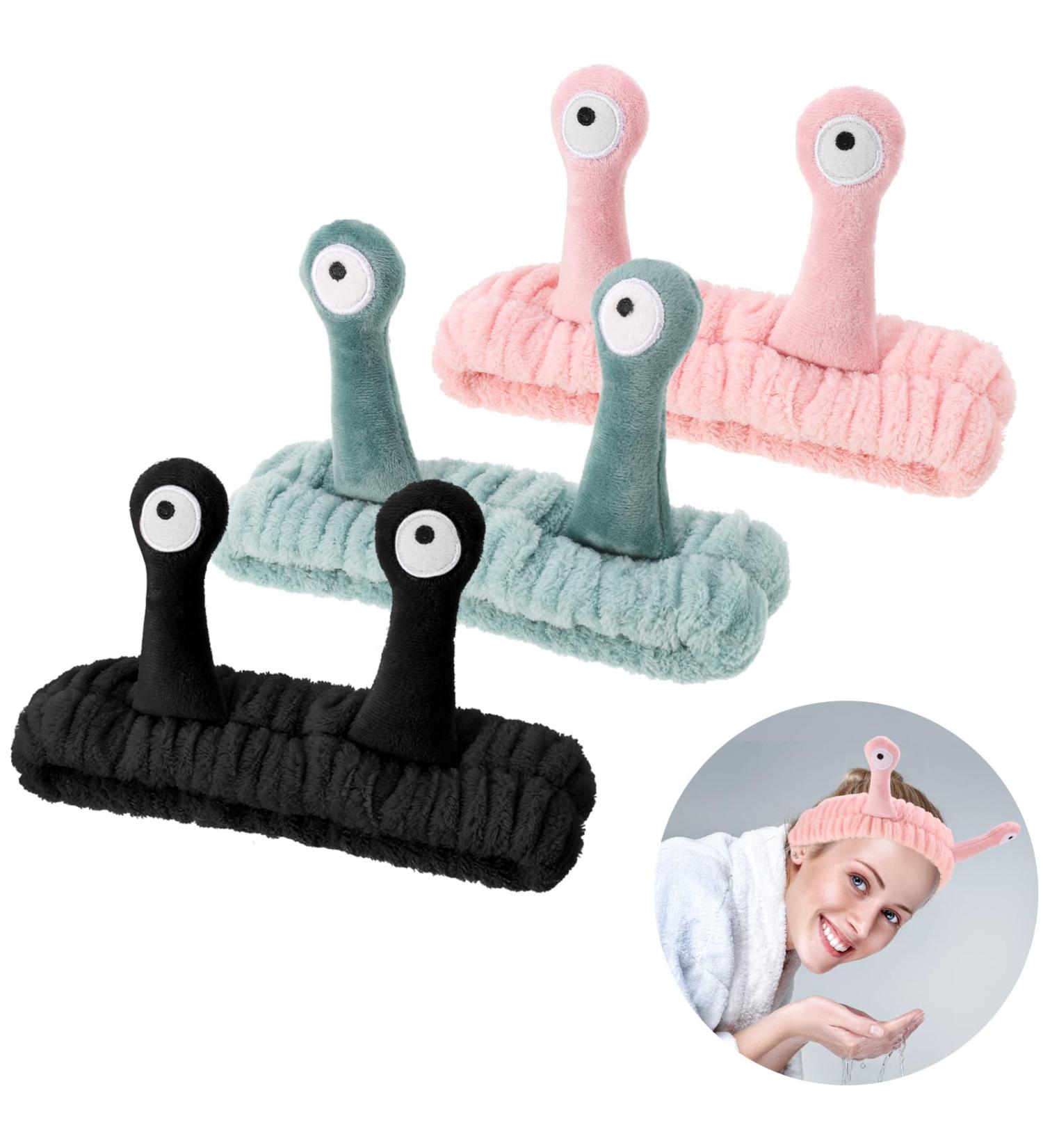 Heyu-Lotus 3 PCS Face Wash Headband Set - Elastic Coral Fleece Makeup Headbands for Women - Ideal for Skincare, Shower, and Sports - Buy Online on GoSupps.com