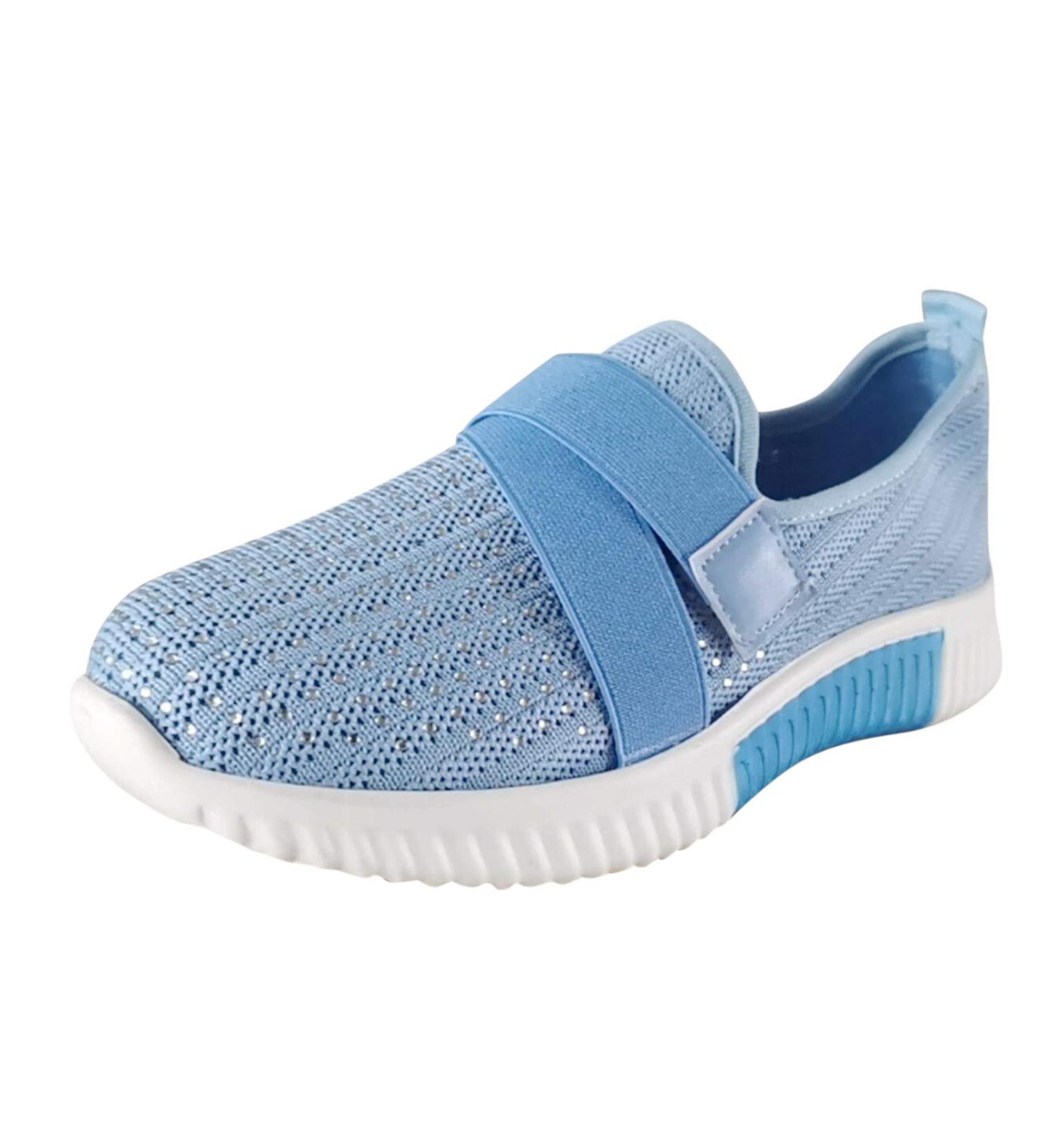 Shop Women's Lightweight Waterproof Sneakers - Stylish Summer Dress Shoes & Orthopedic Options in White Blue & Black Plateau | Size 42 EU - Buy Online on GoSupps.com