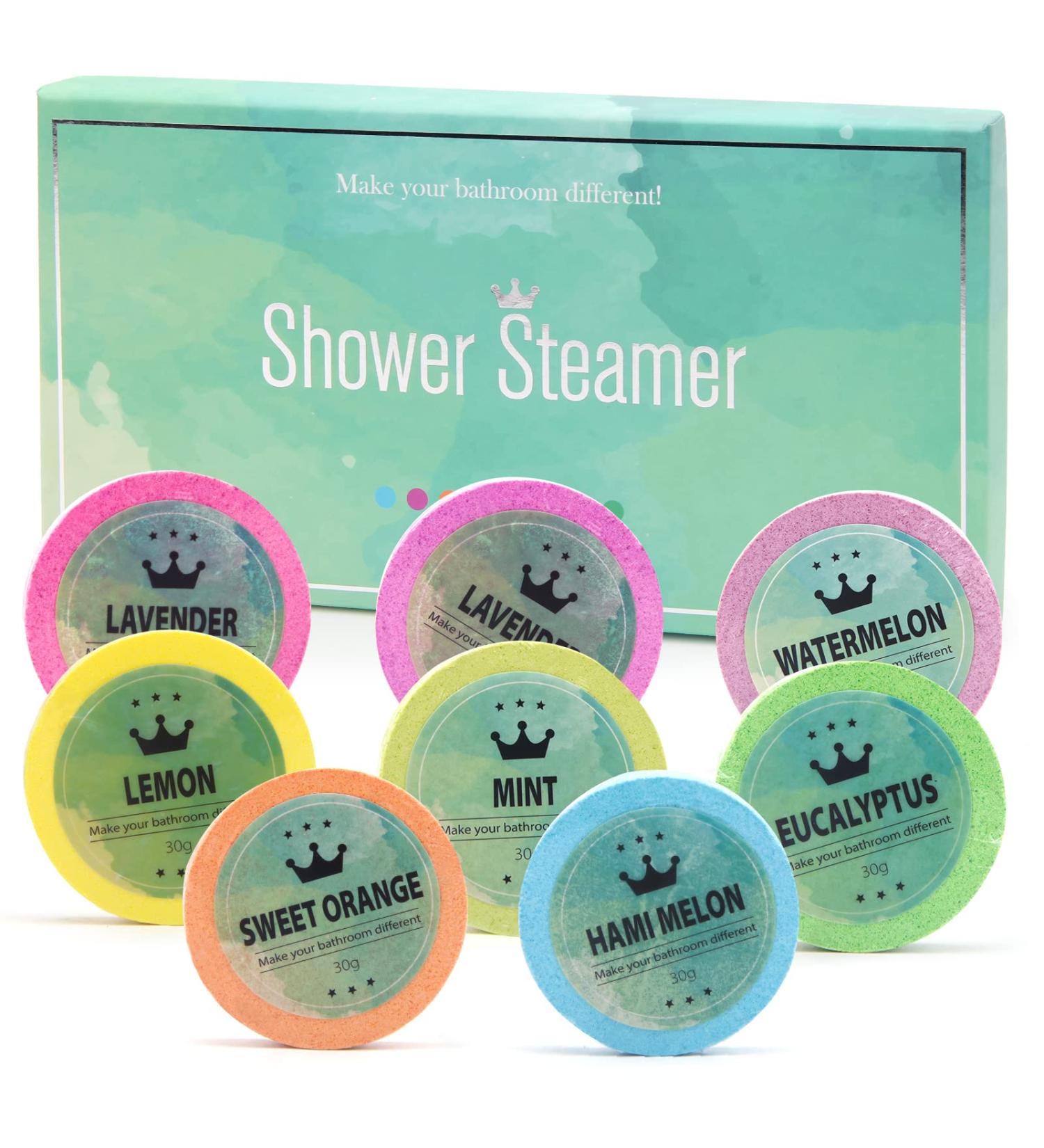 Pletpet Shower Steamers - 8pcs Aromatherapy Shower Bombs with Essential Oils for Relaxation - Great Fragrance for Men and Women - Comes in a Box - Buy Online on GoSupps.com
