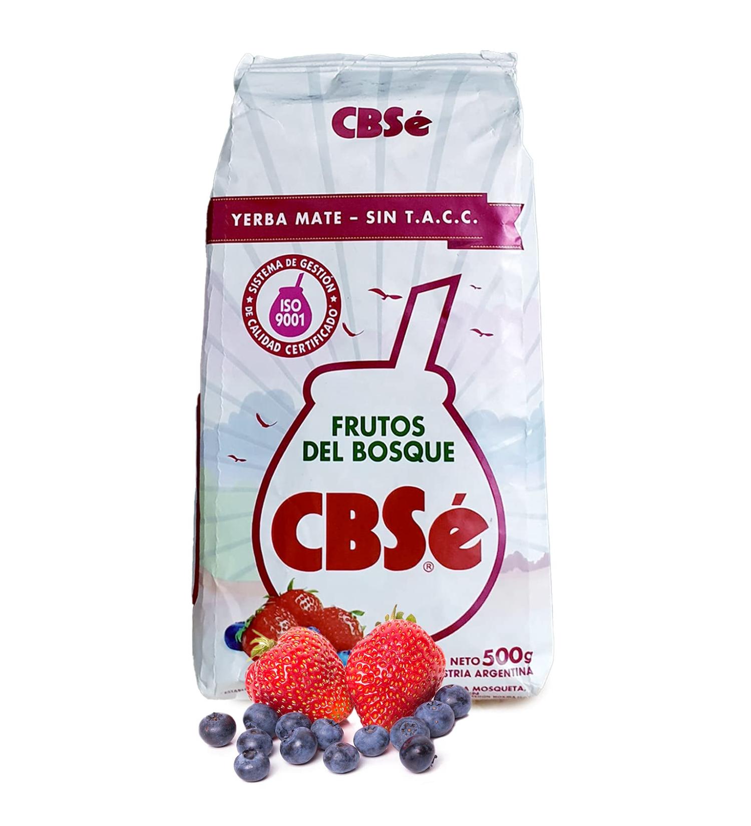  Yerbee CBS Forest Fruits Yerba Mate Tea 0.5 kg from Argentina | Detox and Energy Drink - Buy Online on GoSupps.com
