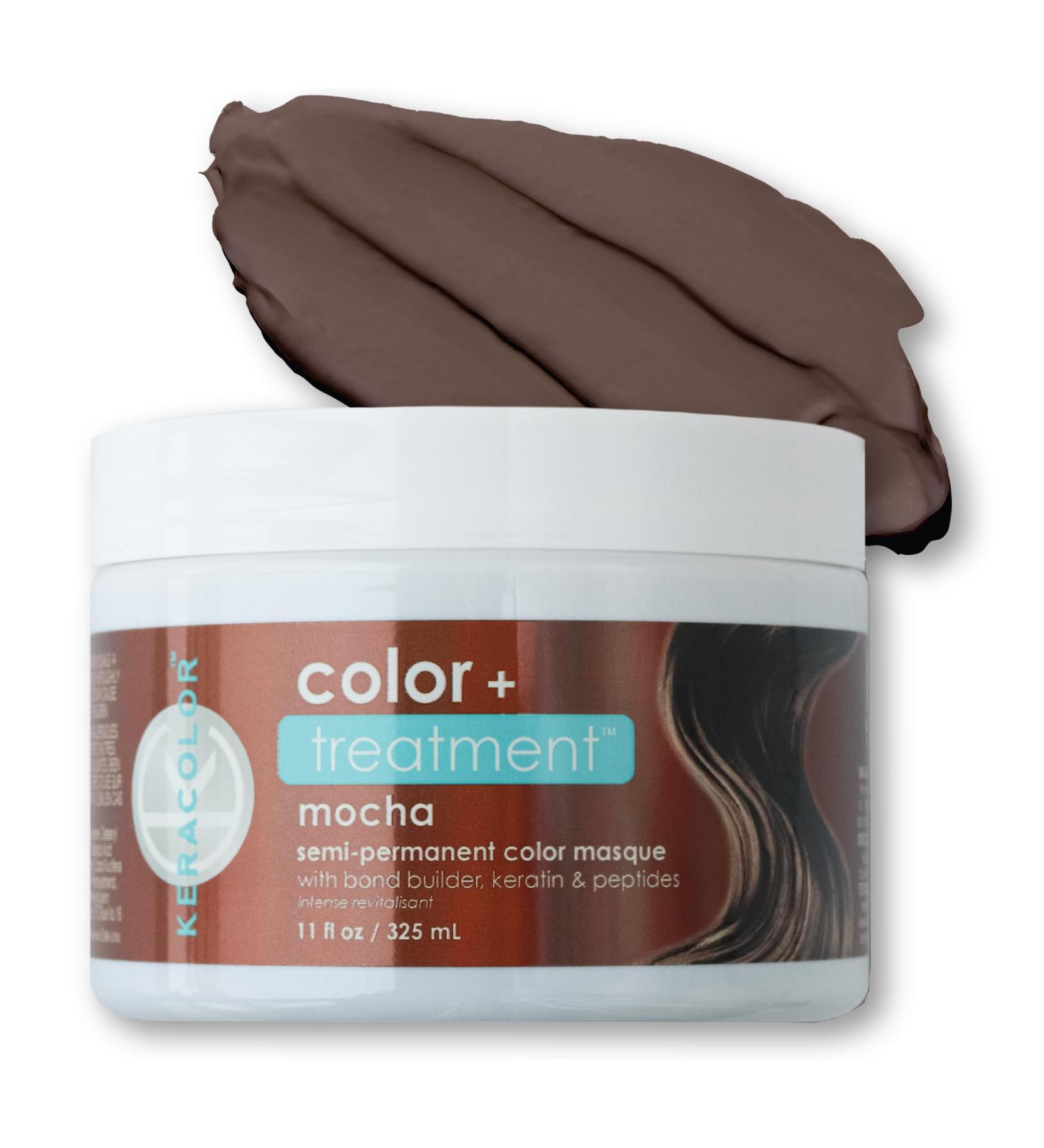 Keracolor Color + Treatment MOCHA - 11 Fl Oz | Vibrant Hair Color & Care for All Hair Types - Buy Internationally - Buy Online on GoSupps.com