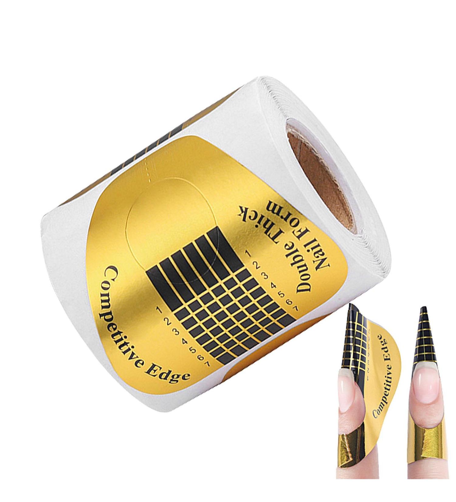 Nail Forms - Horseshoe Shaped Nail Builder Forms with Numbers Marked - Nail Tape for Acrylic Nails Nail Extension Tips for Nail Art DIY Nail Shaper Rowces Horseshoe Paper Holders 100 Pieces - Buy Online on GoSupps.com