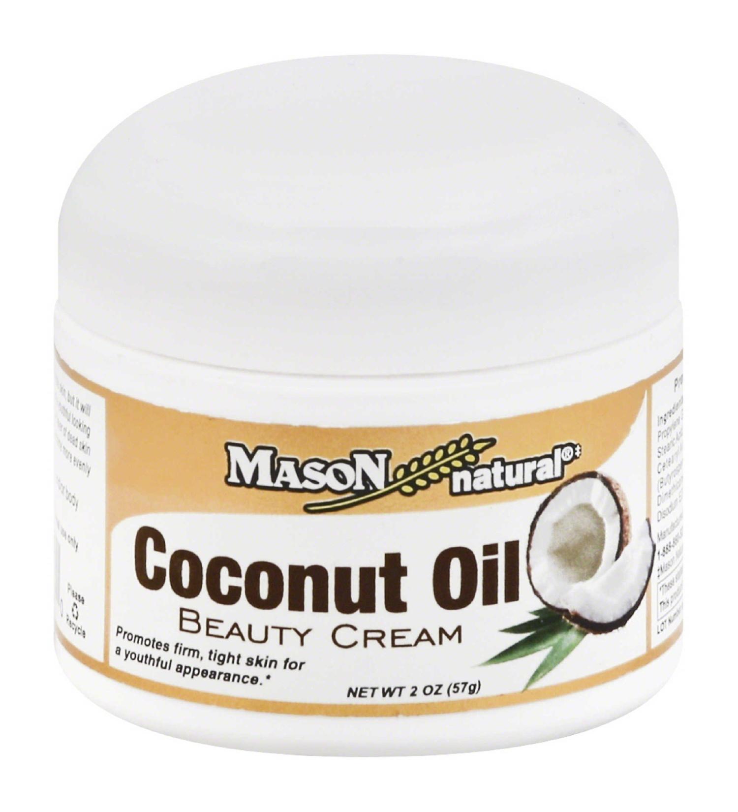 Mason Natural Coconut Oil Beauty Cream 2 oz