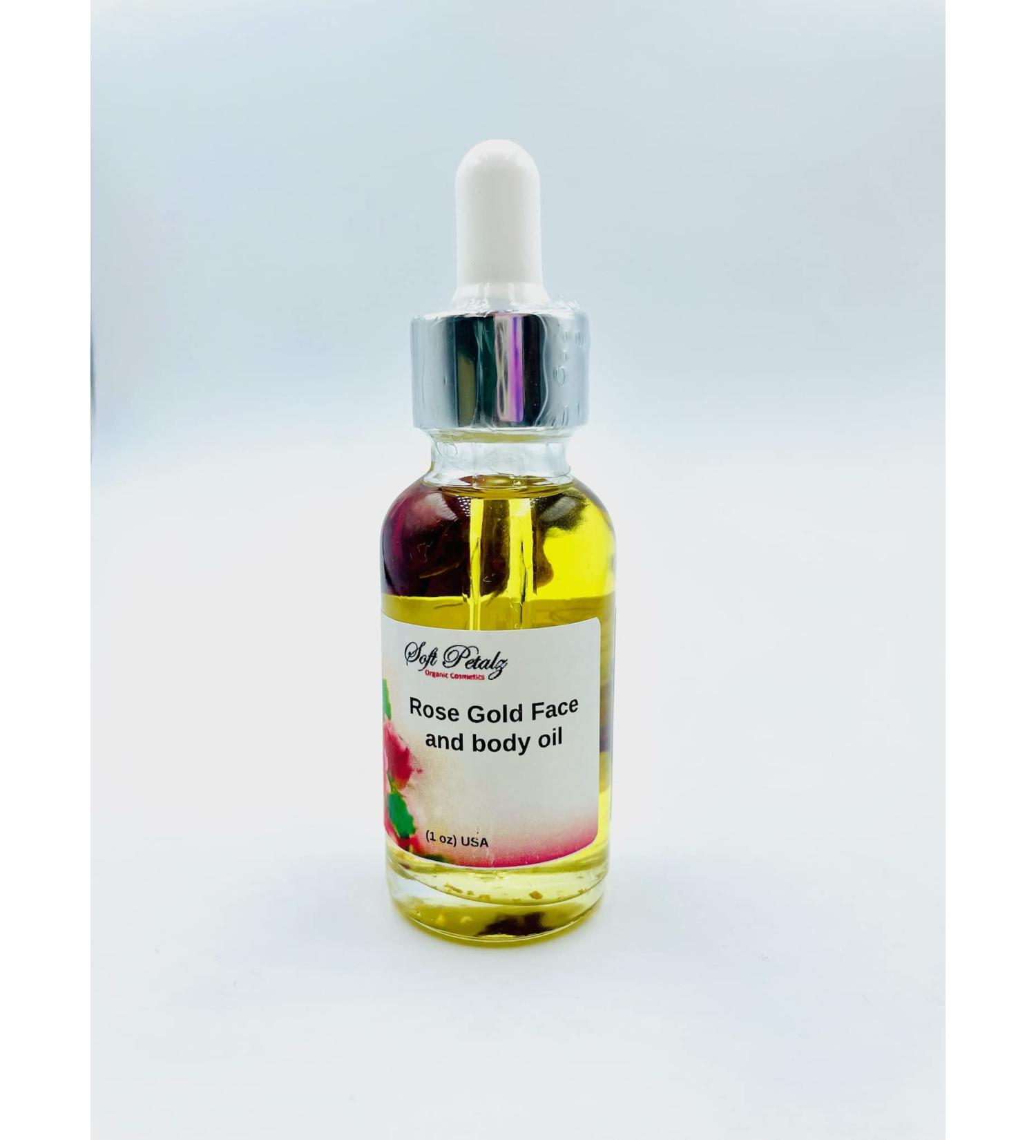 Buy Soft Petalz Rose Gold Facial Oil - Nourishing & Hydrating Skincare | International Shipping Available - Buy Online on GoSupps.com