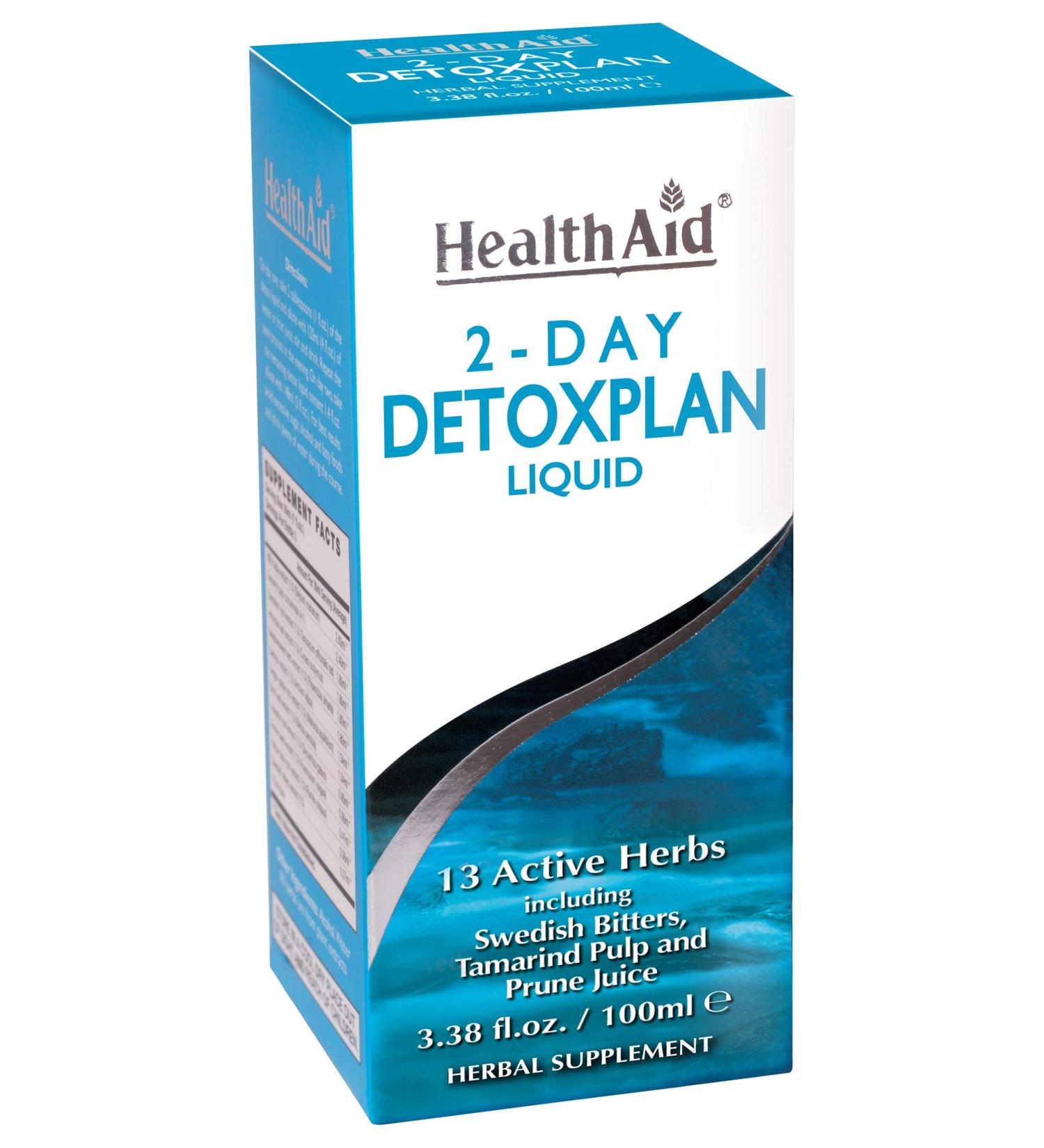 HealthAid 2 Day Detox with 13 Active Herbs Helps Remove Toxins and Maintain Healthy Body Function
