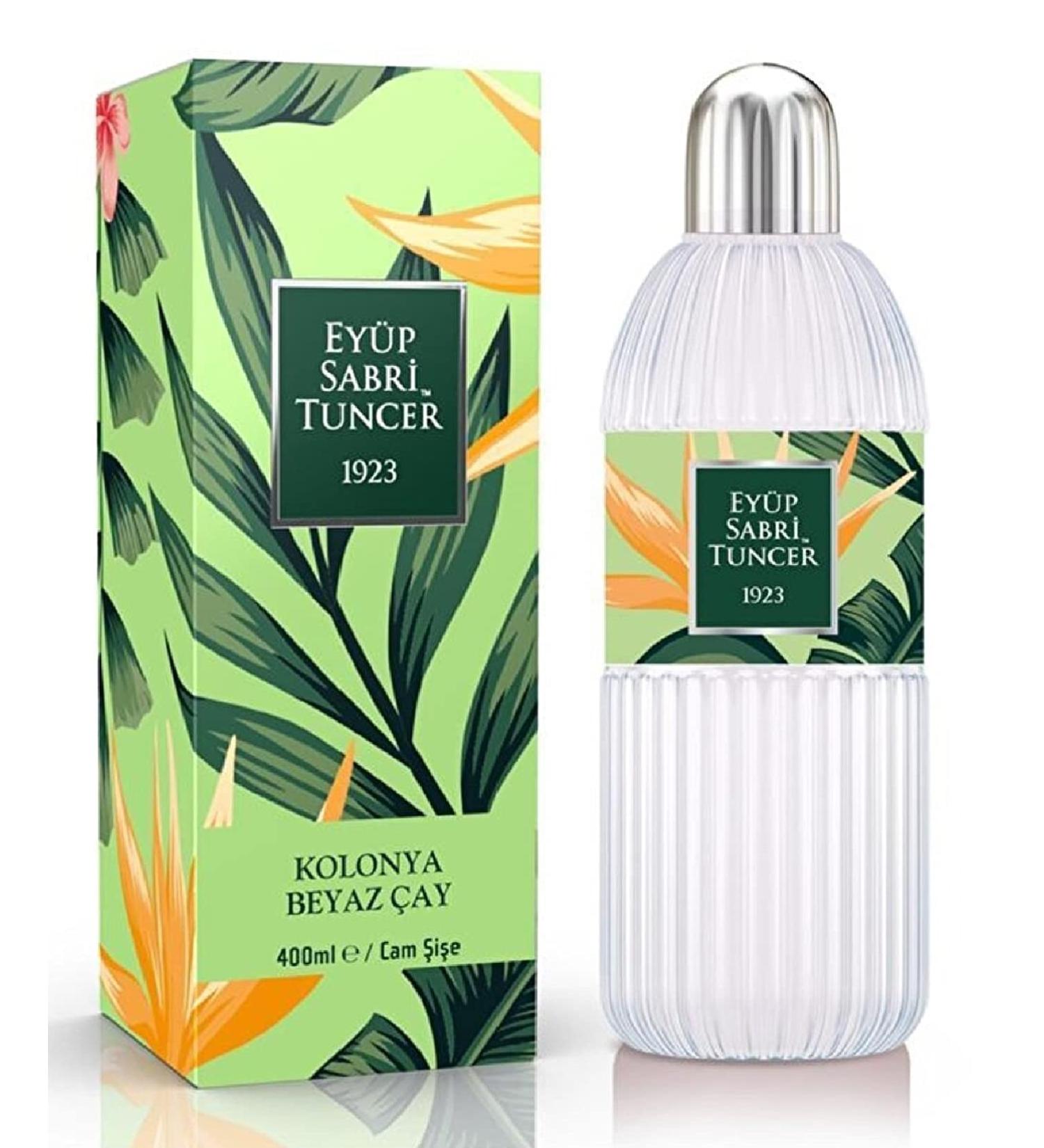Eyup Sabri Tuncer-EST1923-Eau De Cologne Series (White Tea 400ml Glass Bottle) White Tea 12 Fl Oz (Pack of 1)