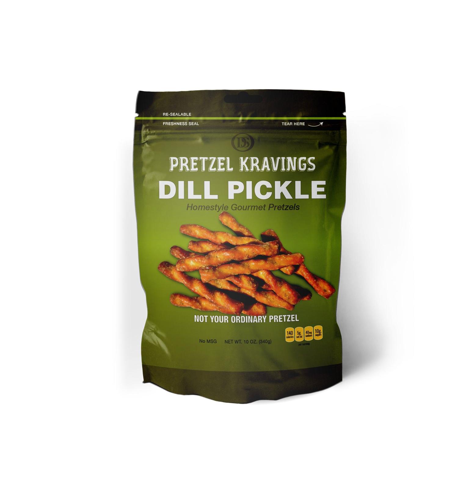 Dakota Style Dill Pickle Pretzel Kravings 10 Ounce