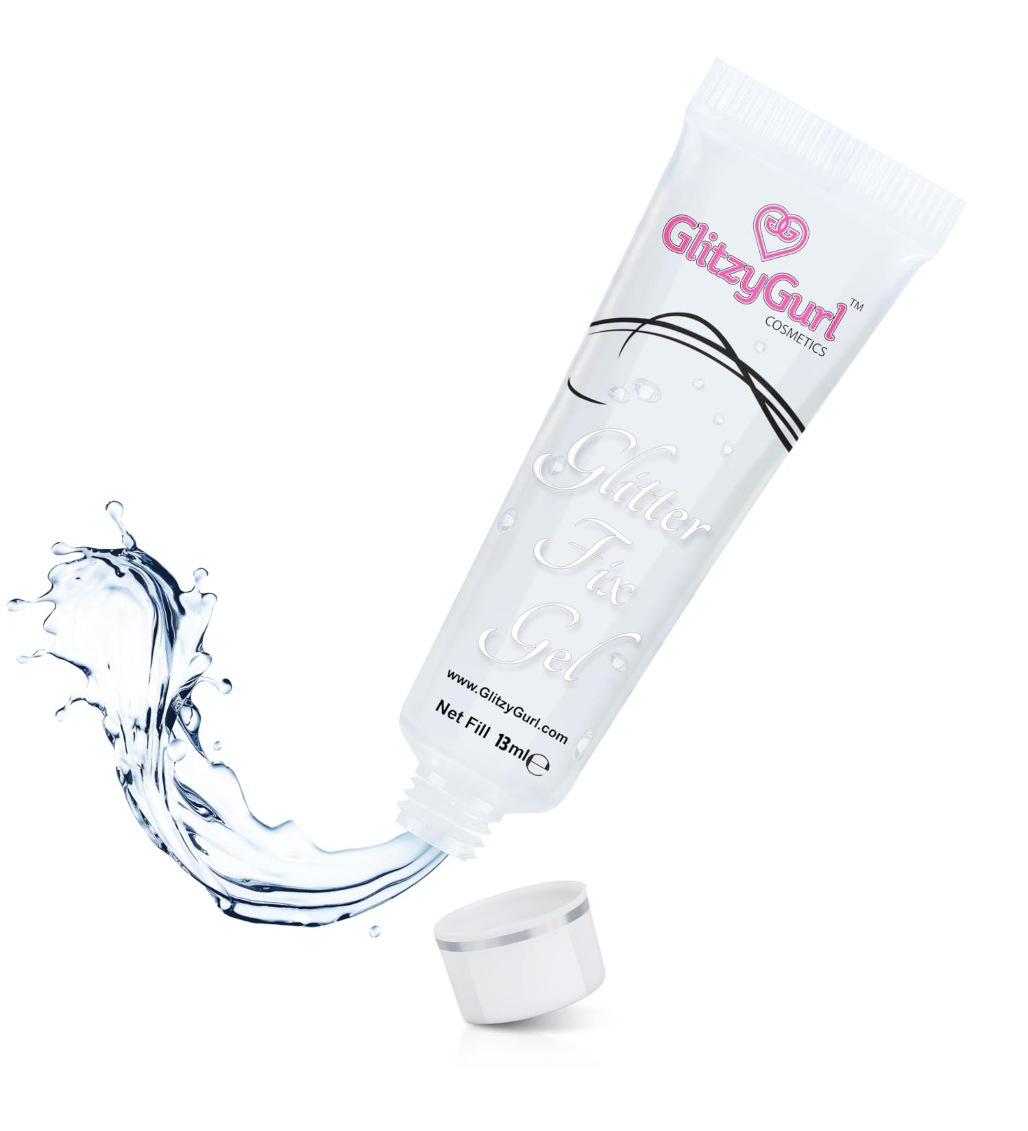 Glitter Fix Gel - Vegan & Cruelty-Free Face and Body Adhesive Primer | Quick Dry Formula for Eye Shadow, Pigment, and Dust | 12ml (1 Pack) - Buy Online on GoSupps.com