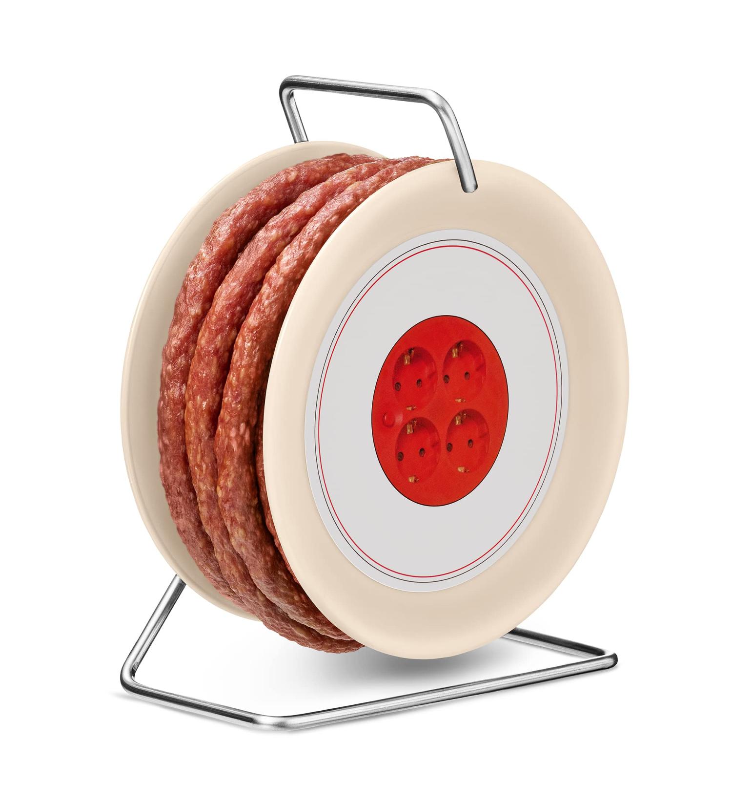 WURSTBARON Sausage Drum 3.5 m of Delicious Krakow Style Sausages High Quality and Smoky Taste Fun Gift - Buy Online on GoSupps.com
