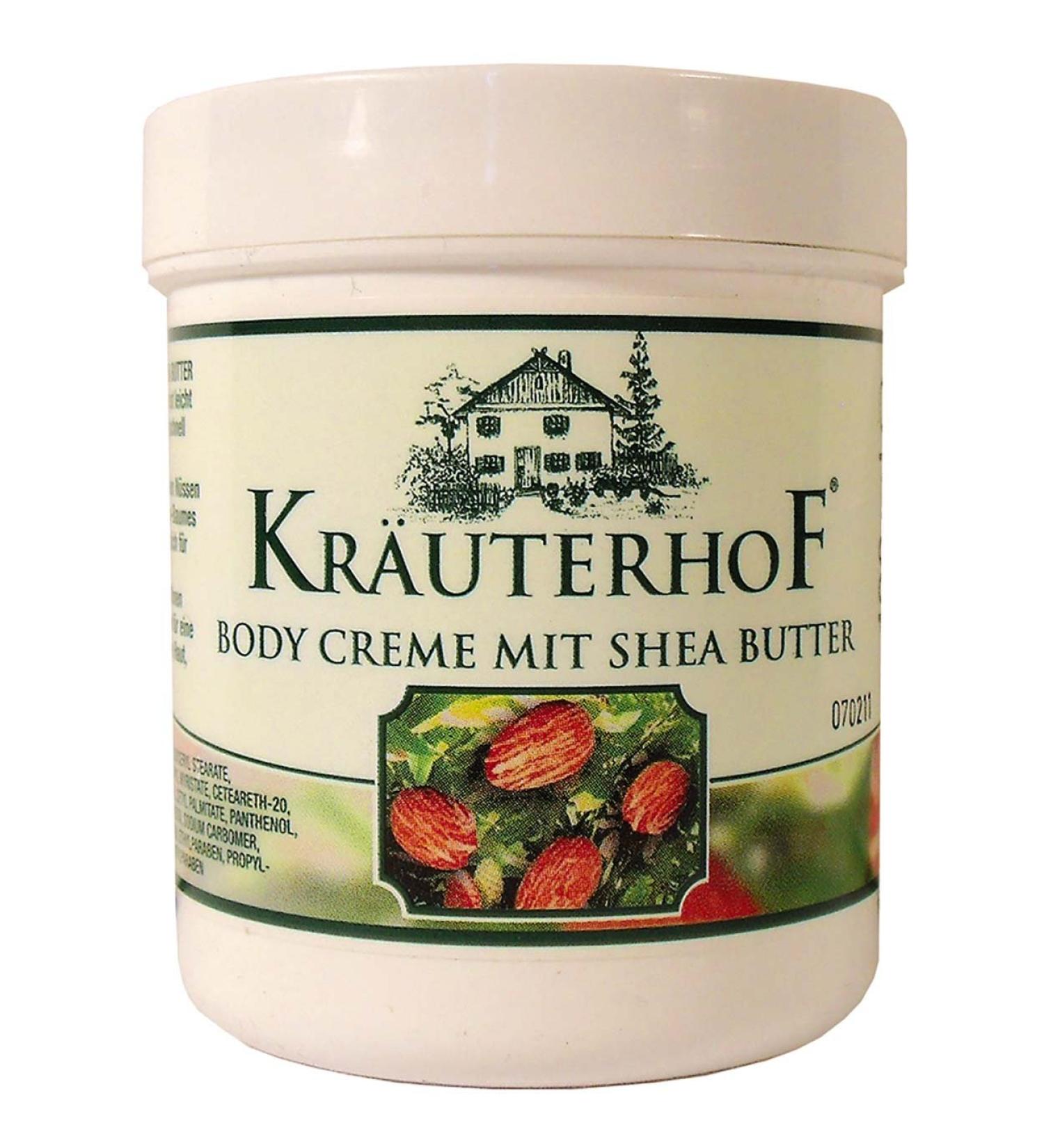 Kr uterhof 10-pack body cream with shea butter 10 cans of 100ml each