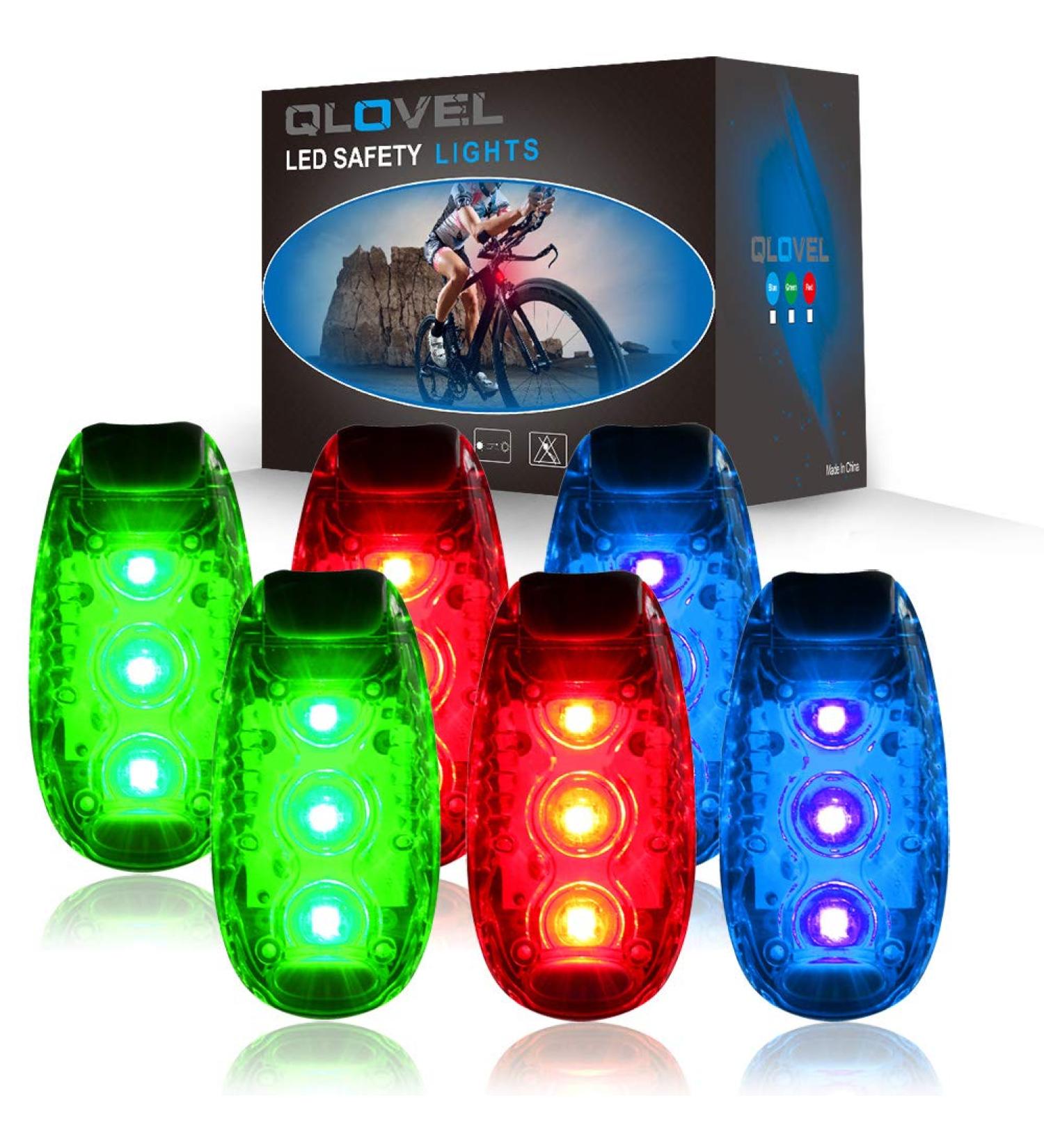 6-Pack LED Safety Strobe Lights for Daytime Running and Cycling - High Visibility Flashing Warning Lights for Kids, Pets, and Runners - Buy Online on GoSupps.com