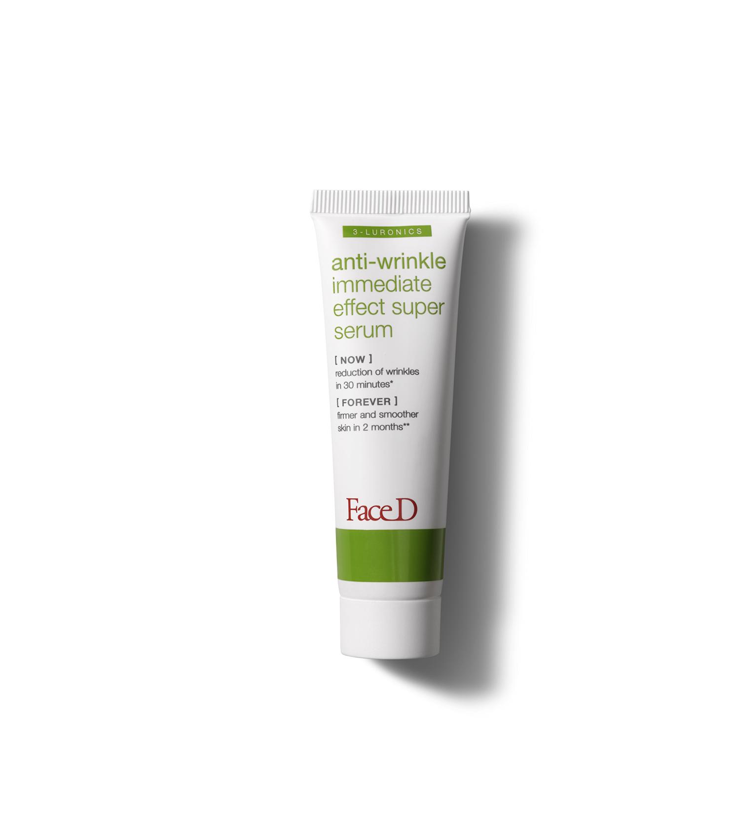 FaceD Super Anti-Wrinkle Serum Immediate Effect - Buy Online on GoSupps.com