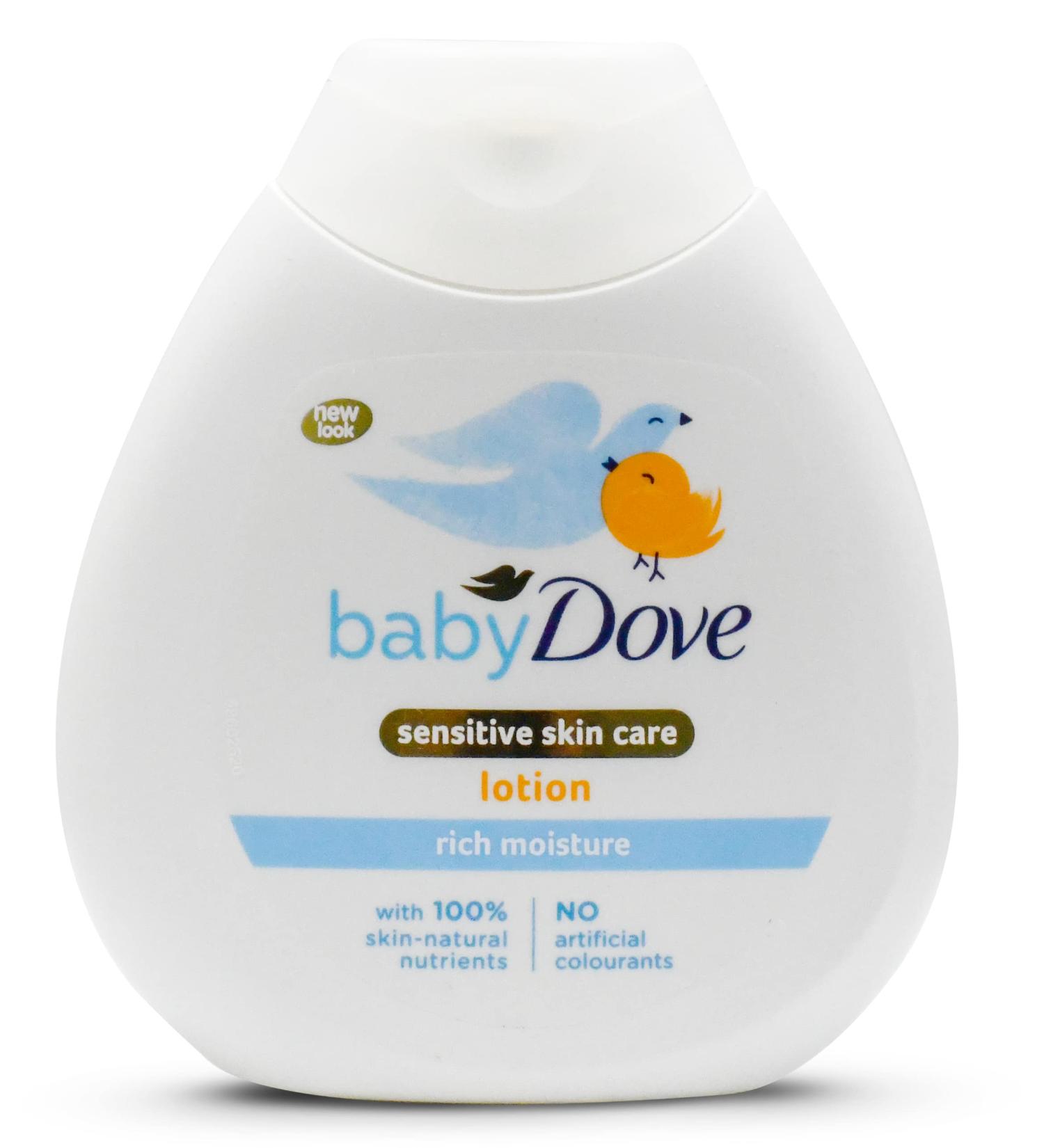 Baby Dove Lotion Rich Moisture Sensitive Skin Care - 6.5 Ounce (Pack of 3)