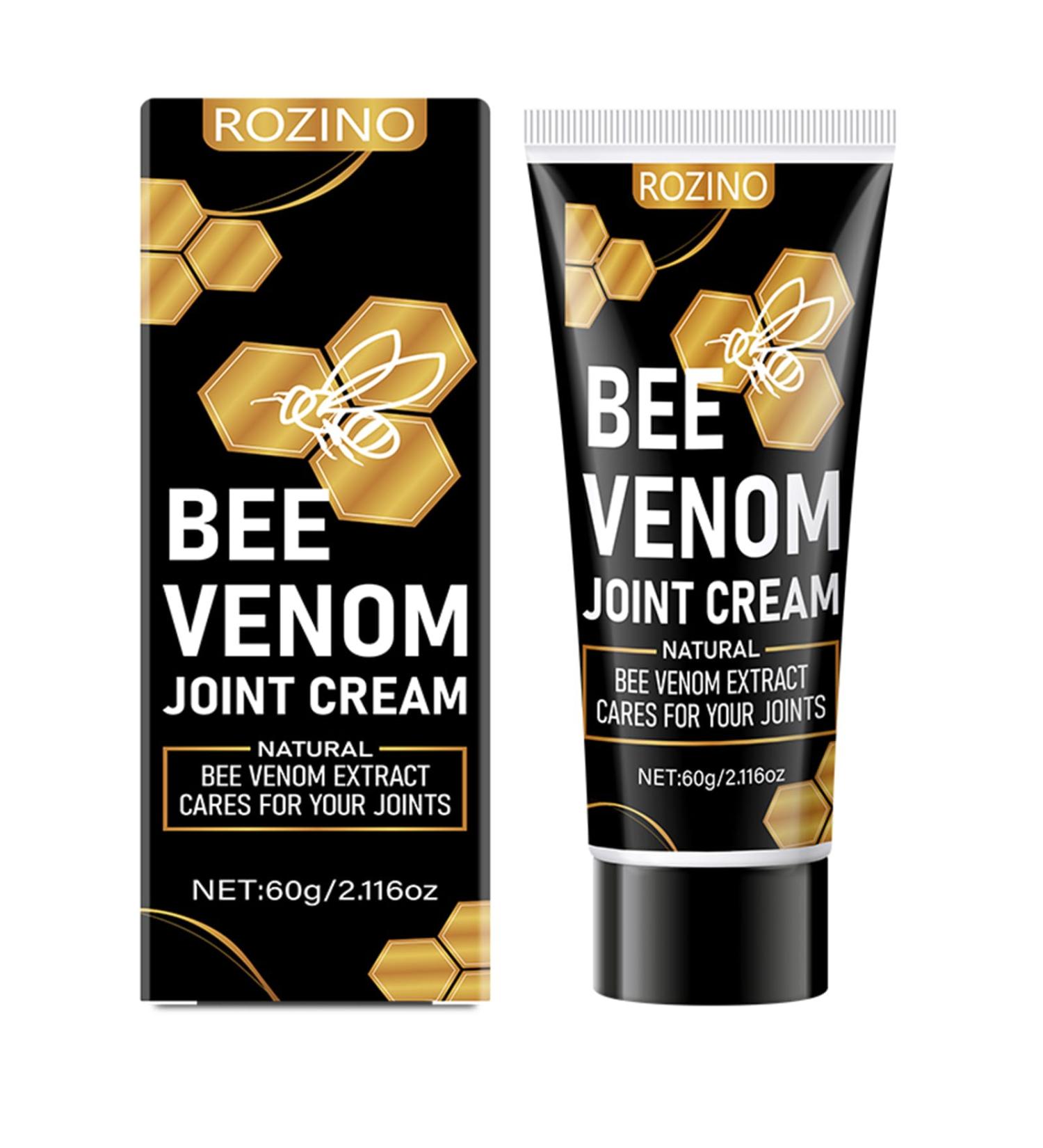 Bee Venom Joint Cream for Knees & Joints - Lightweight Moisturizing Cream for Dry Skin Fast Absorbing & Non-Greasy Formula - Supports Comfortable Movement (2.116OZ) 2.116 Ounce - Buy Online on GoSupps.com