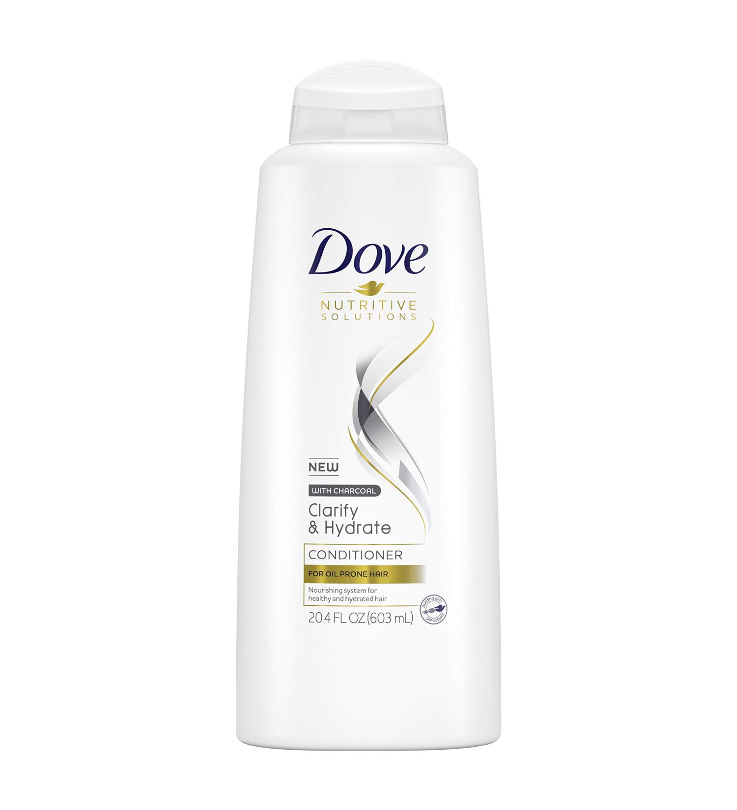 Dove Hair Nutritive Solutions Charcoal Conditioner 20.4 oz - Clarify, Hydrate, and Nourish for Healthy Hair - Buy Online on GoSupps.com