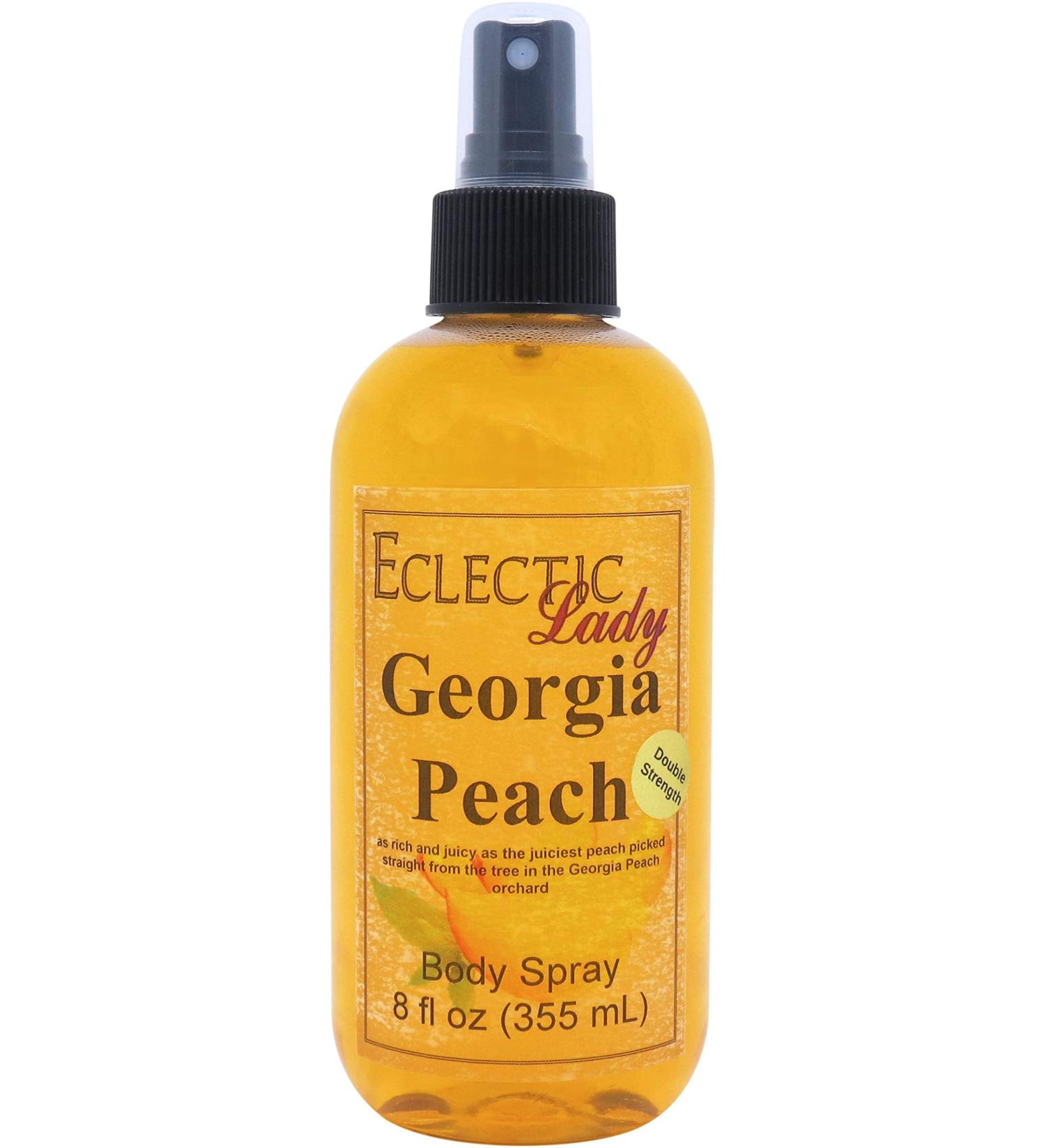 Georgia Peach Body Spray (Double Strength) 8 ounces Body Mist for Women with Clean Light & Gentle Fragrance Long Lasting Perfume with Comforting Scent for Men & Women Cologne with Soft Subtle 8 Fl Oz (Pack of 1) - Buy Online on GoSupps.com