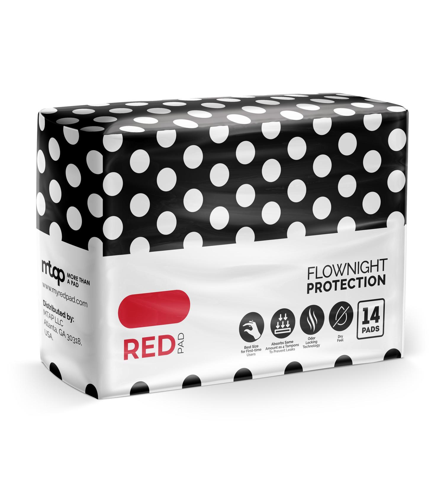 RedDrop Tween FlowNight Pads - Thin and Secure Pads for Girls' First Periods - Buy Online on GoSupps.com