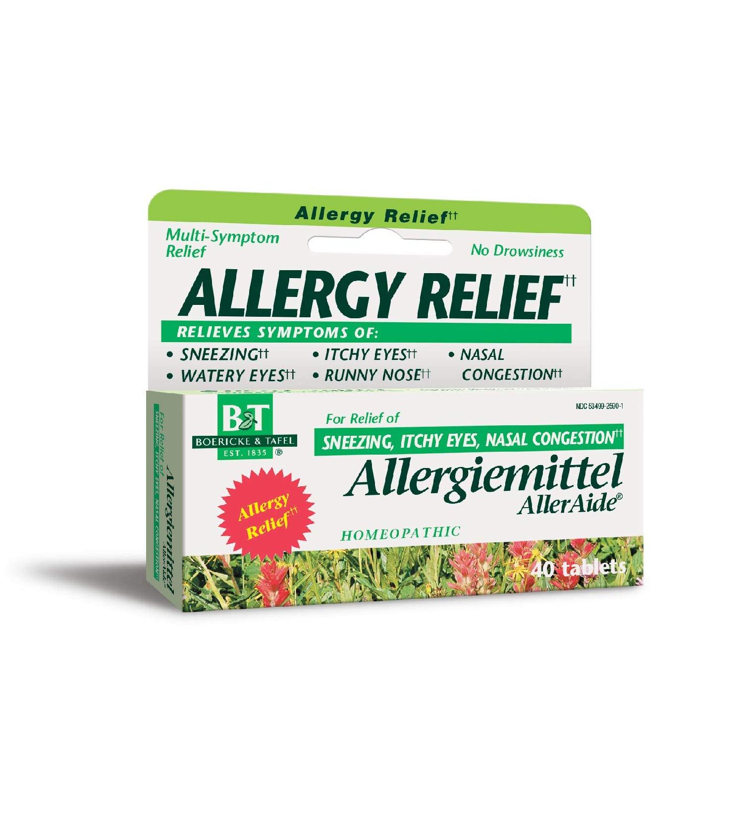 Nature's Way AllerAide Allergy Relief Tablets - 40 Count - Buy Online on GoSupps.com