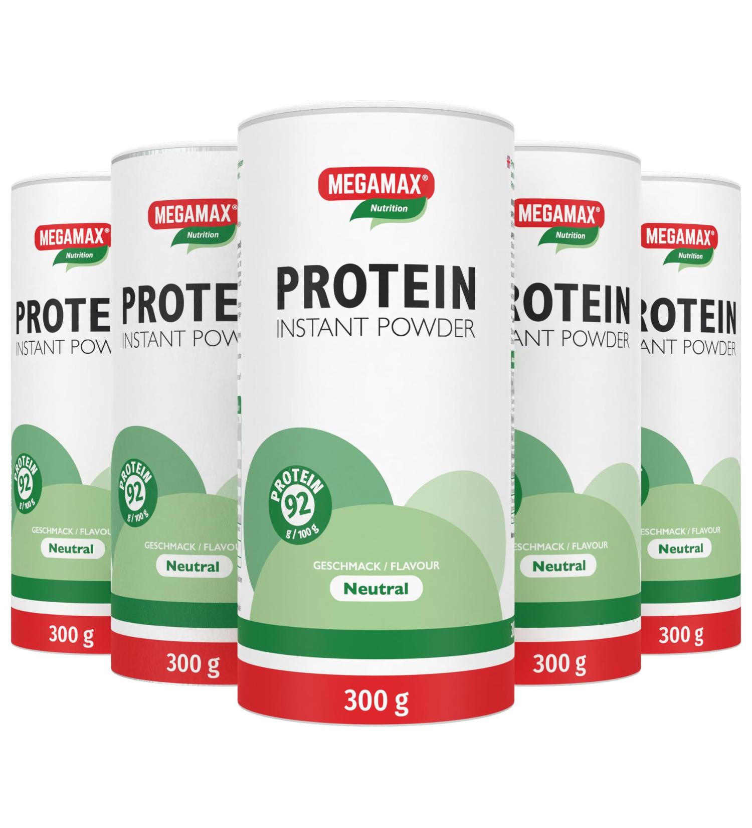  MEGAMAX Nutrition Megamax Nutrition - 5 x 300g - Isolated Instant Protein Powder Low in Lactose - Heat Resistant Protein Powder with 92% Lactose Protein Ideal for Shakes - Buy Online on GoSupps.com