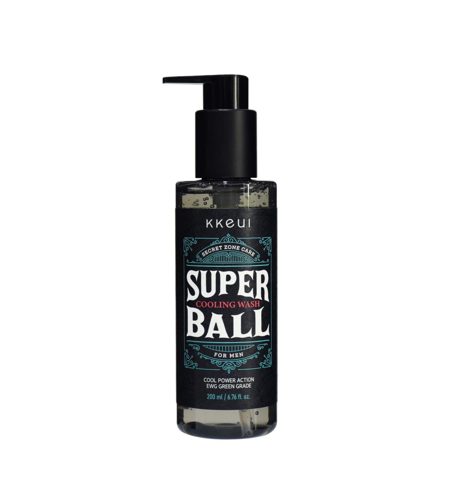 Super Ball Wash for Men - Korean Body Wash with Cooling Menthol for Odor Protection and Moisture Absorption - Buy Online on GoSupps.com