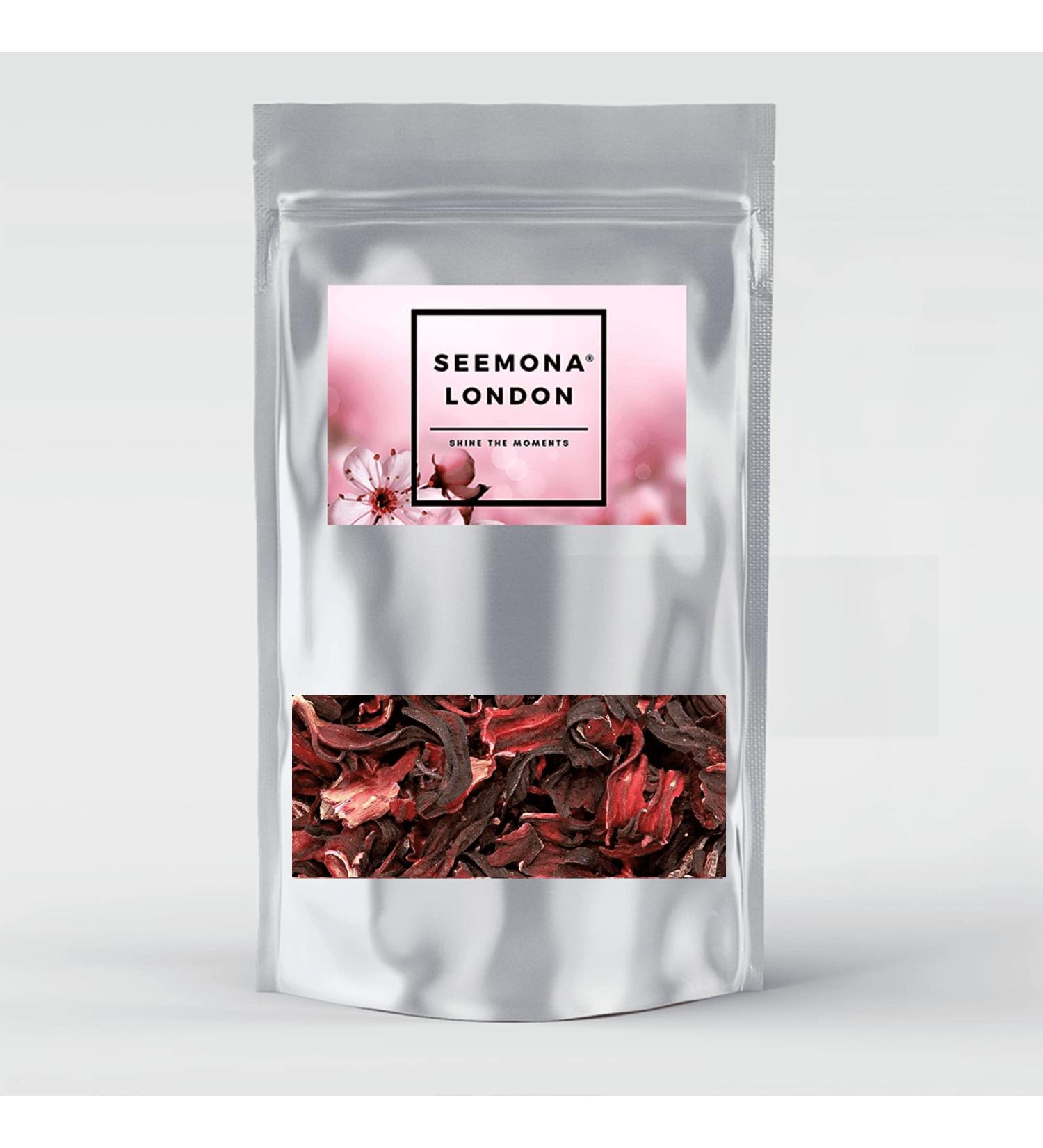 Hibiscus Dried Flowers for Slimming Tea | Detox Tea for Weight Loss | Belly Fat Reduction | 500ml Pouch - Buy Online on GoSupps.com