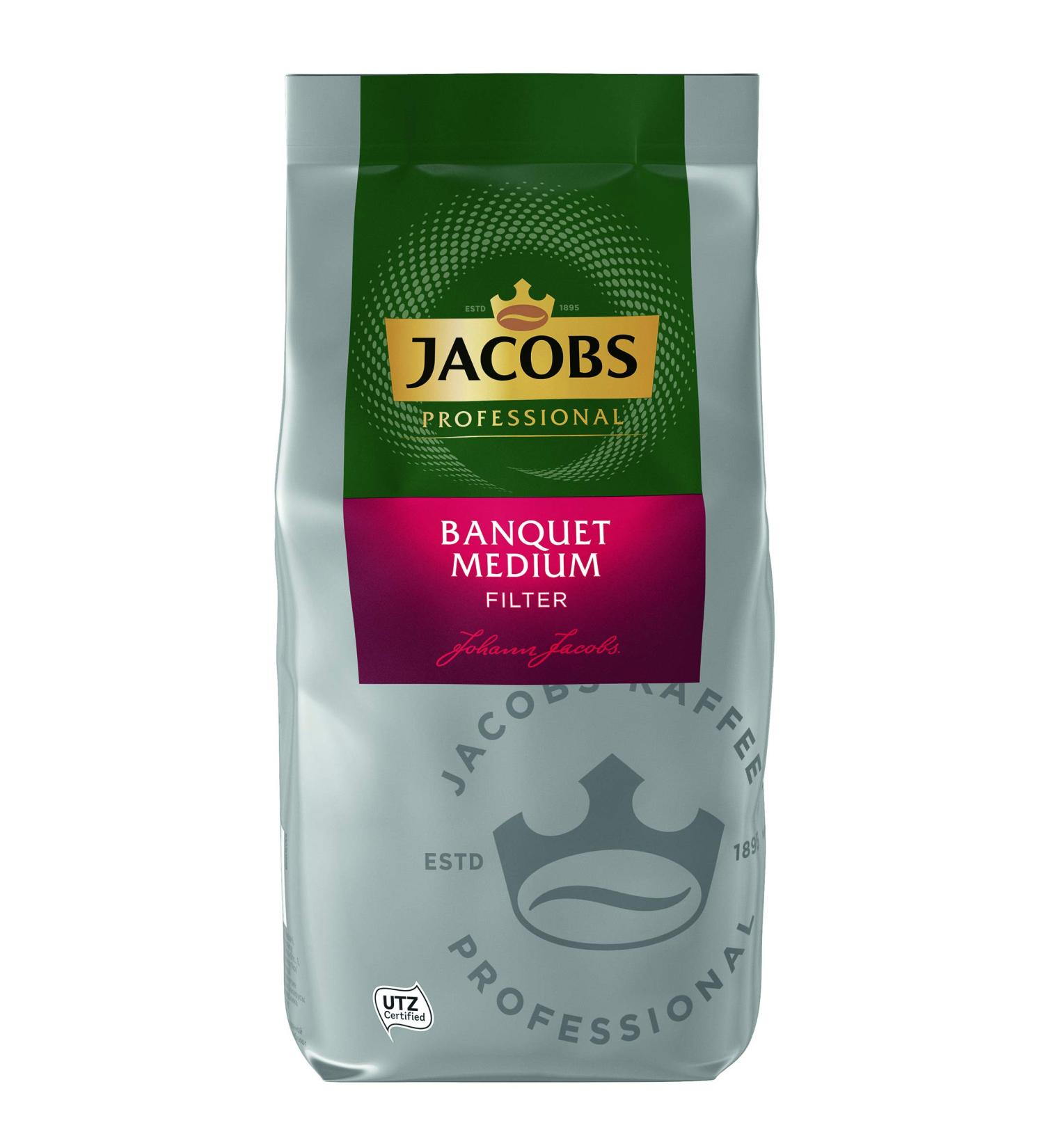  Jacobs Jacobs Professional Banquet - Ground Coffee - 1 kg - Intensity 3/5 - Buy Online on GoSupps.com