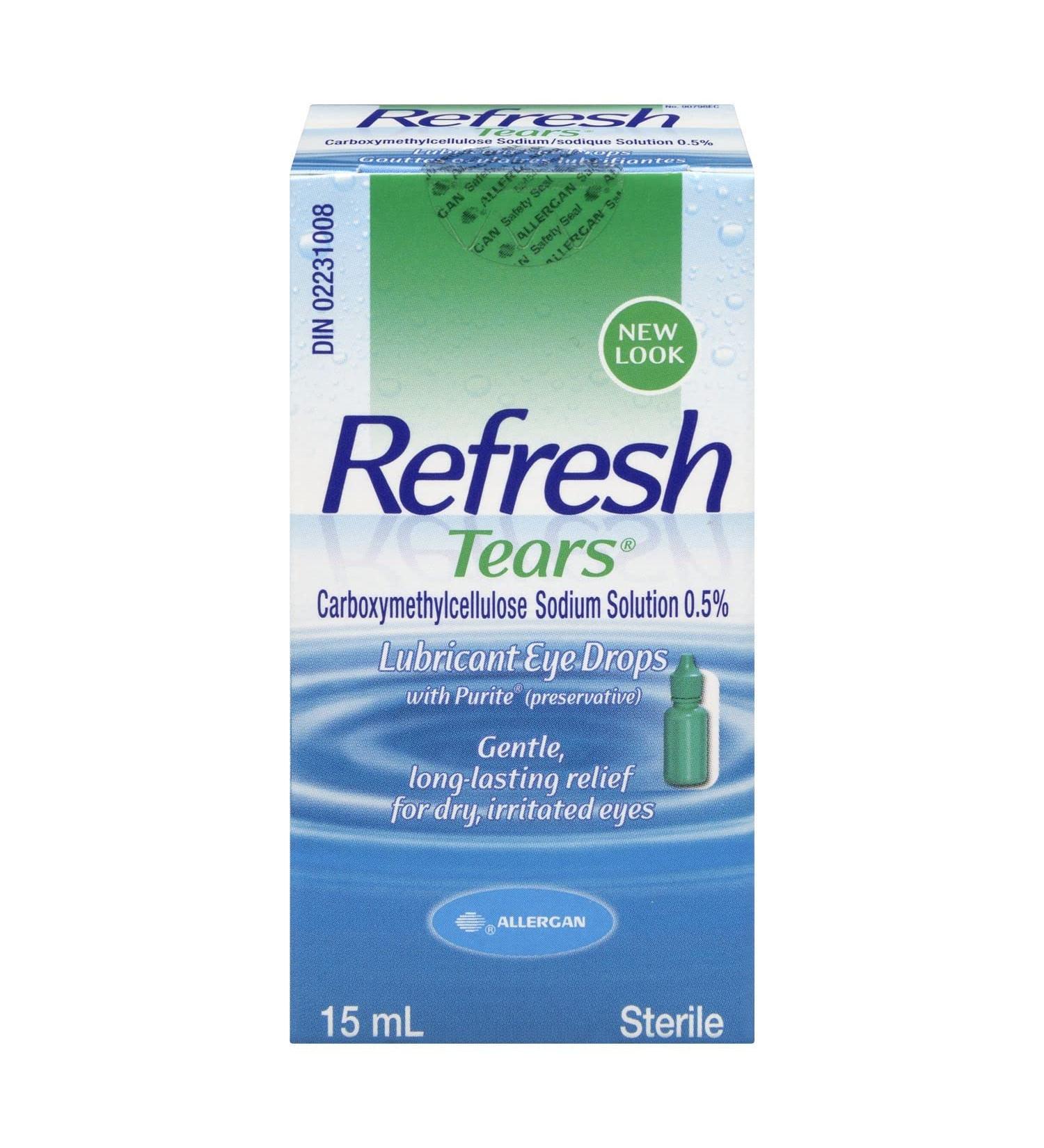 Buy Allergan Refresh Tears 0.5 oz - Eye Drops for Mild to Moderate Dry Eyes | Fast International Shipping - Buy Online on GoSupps.com