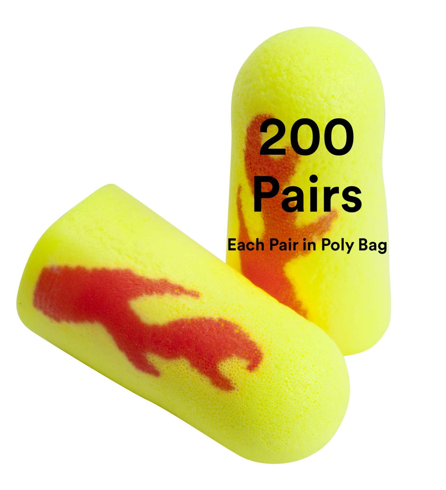 3M Ear Plugs 200 Pairs/Box E-A-Rsoft Yellow Neon Blasts 312-1252 NRR 33 - Ideal for Drilling, Grinding, Machining, Sawing, Sanding, Welding - 1 Pair/Poly Bag | Disposable Foam Earplugs - Buy Online on GoSupps.com