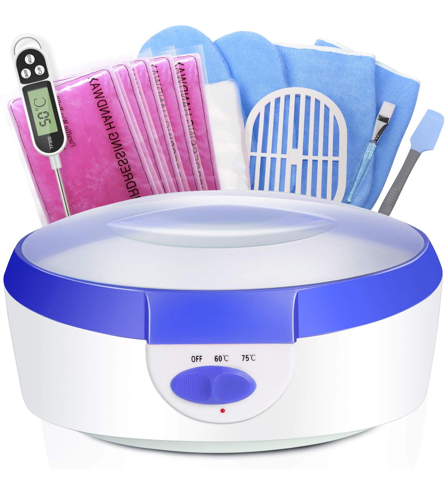 Ejiubas Paraffin Wax Machine - Quick Heating Moisturizing Kit with 2.2 lb Wax, Mitts & Gloves for Hands & Feet - Buy Online on GoSupps.com