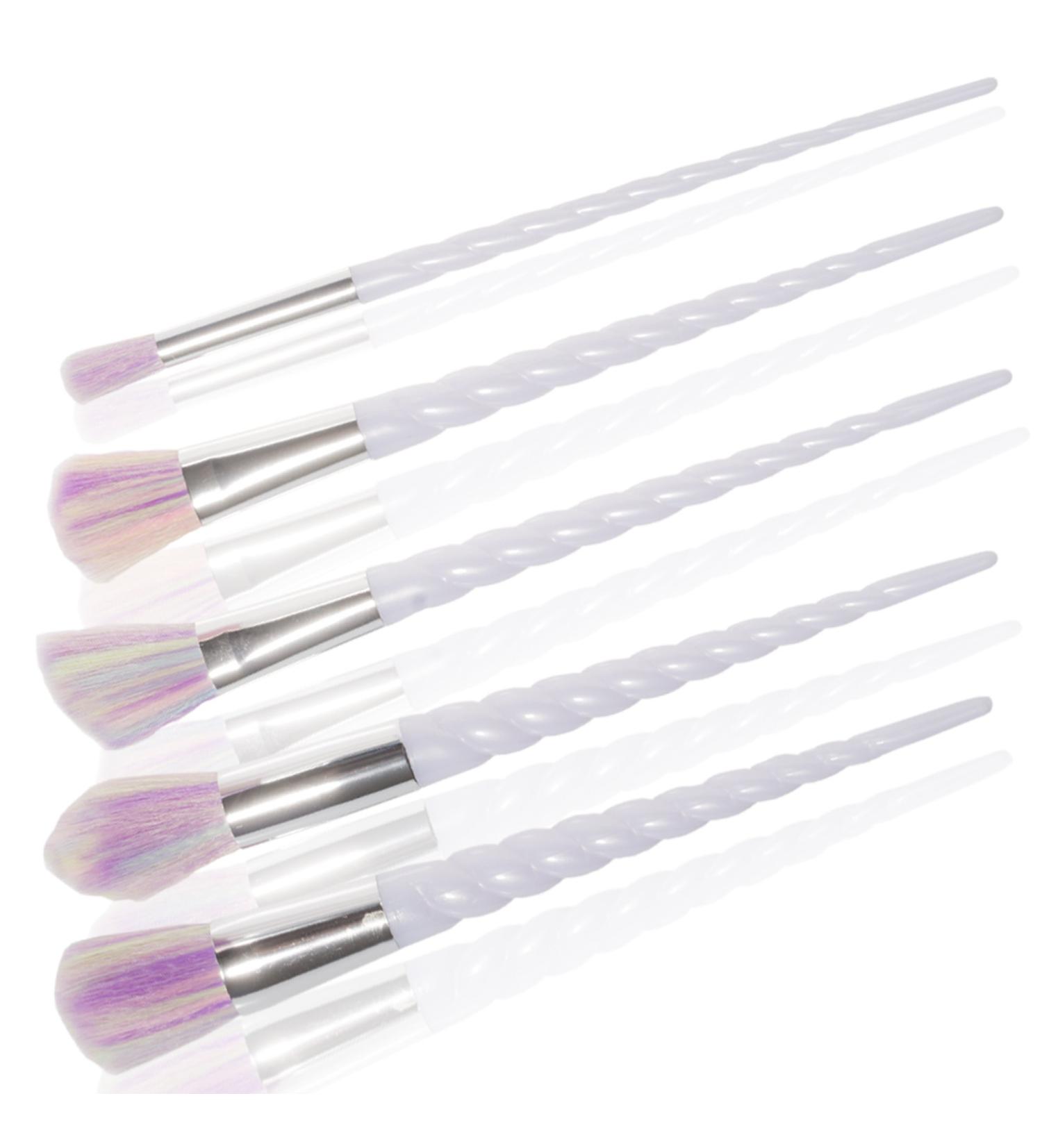 Unicorn Cosmetic Make-Up Brush Set - 5 Pack Dust Brushes for Flawless Beauty | International Shipping Available - Buy Online on GoSupps.com