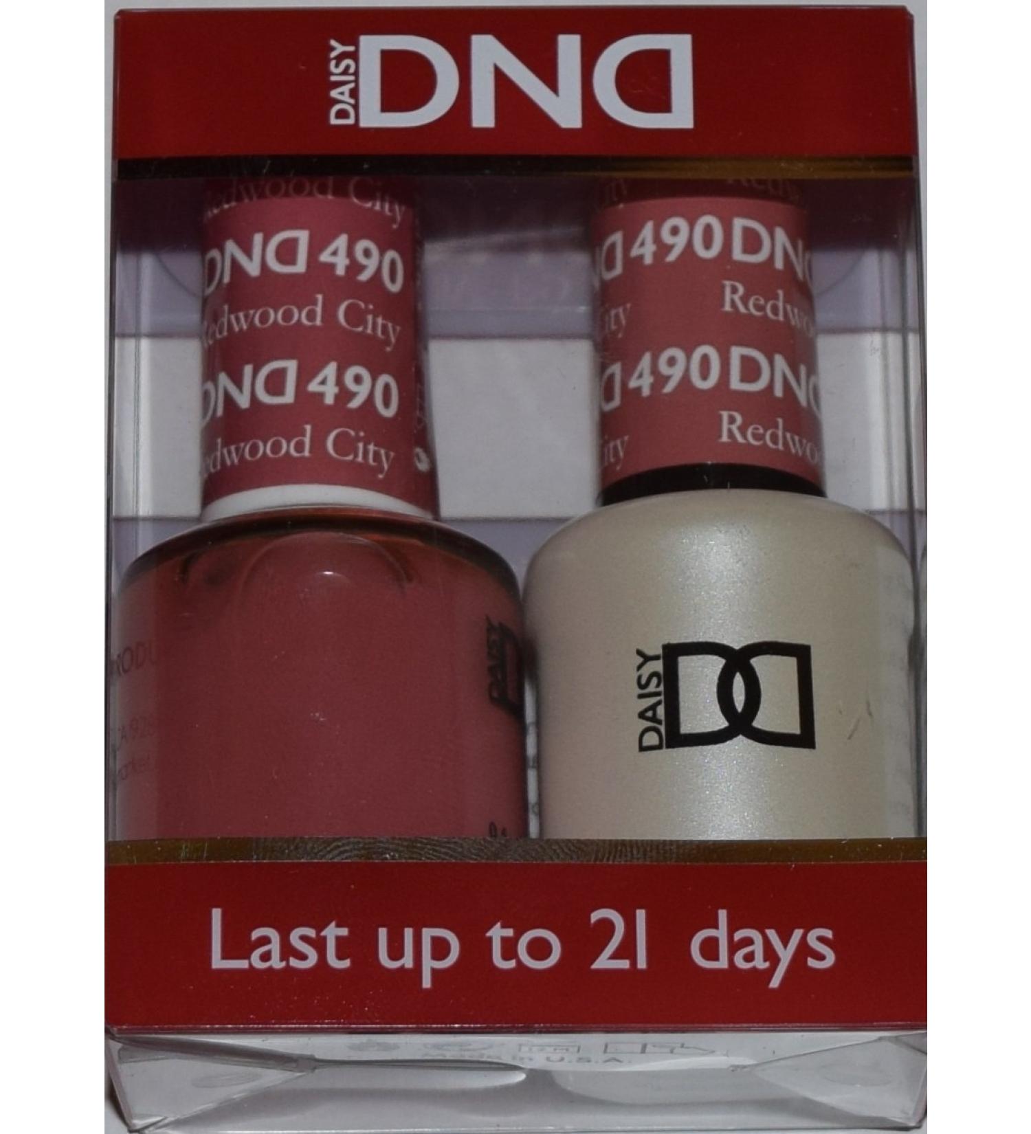 DND DAISY GEL AND NAIL POLISH DUO - 490 - REDWOOD CITY