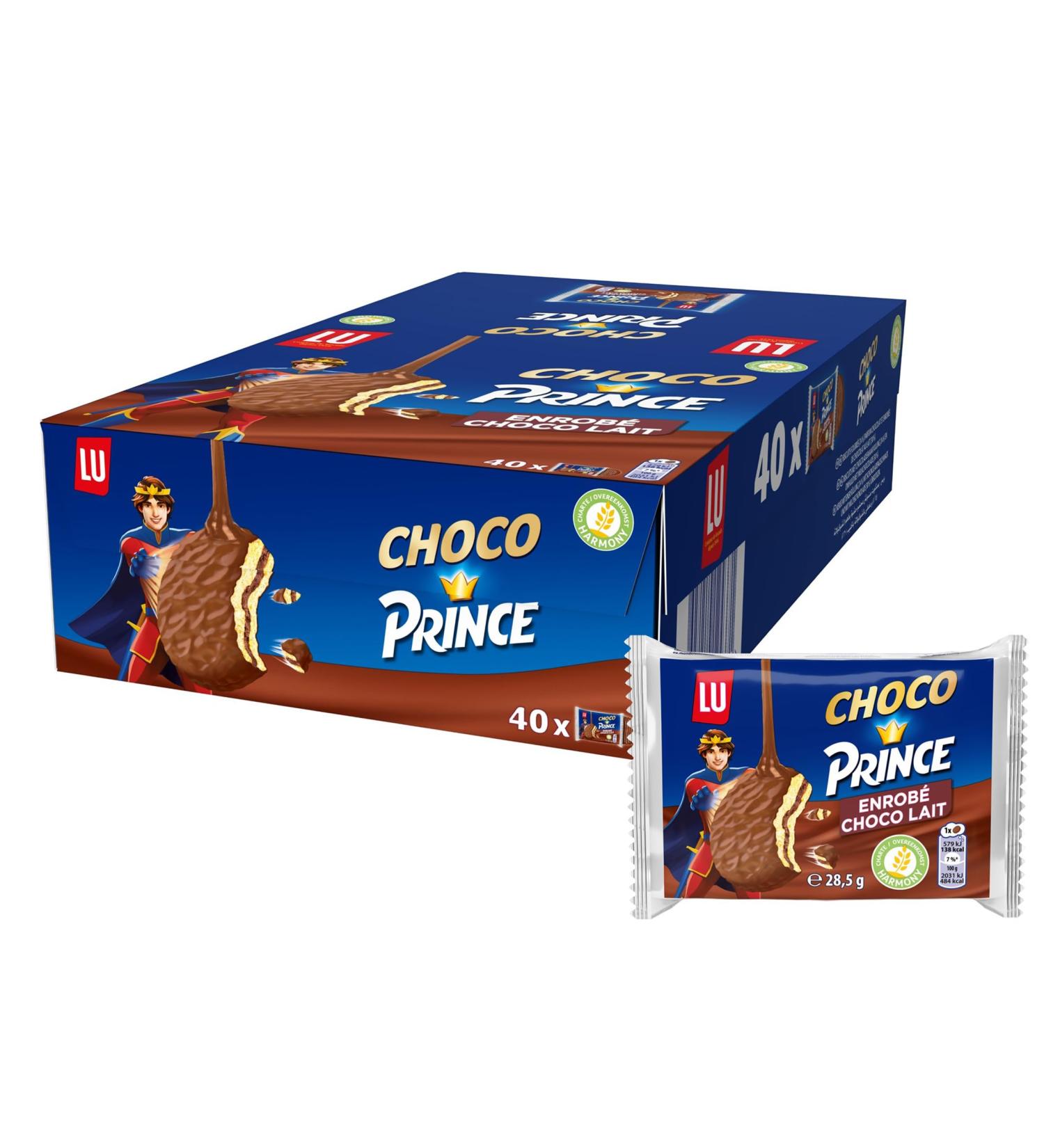 LU - Choco Prince - Milk Chocolate Coated Biscuit with Filling - Individual Cake Set - Family Size Convenient for Kids Snack - Buy Online on GoSupps.com