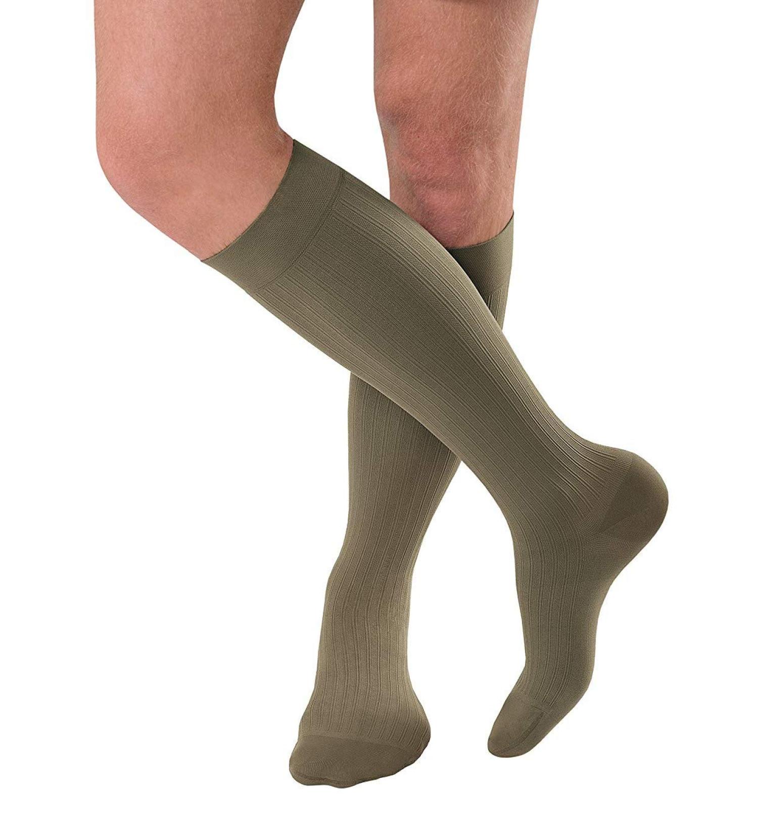 BSN Medical 7766012 Jobst Ambition Socks Knee High Long Size 3 15-20 mmHg Khaki - Buy Online on GoSupps.com