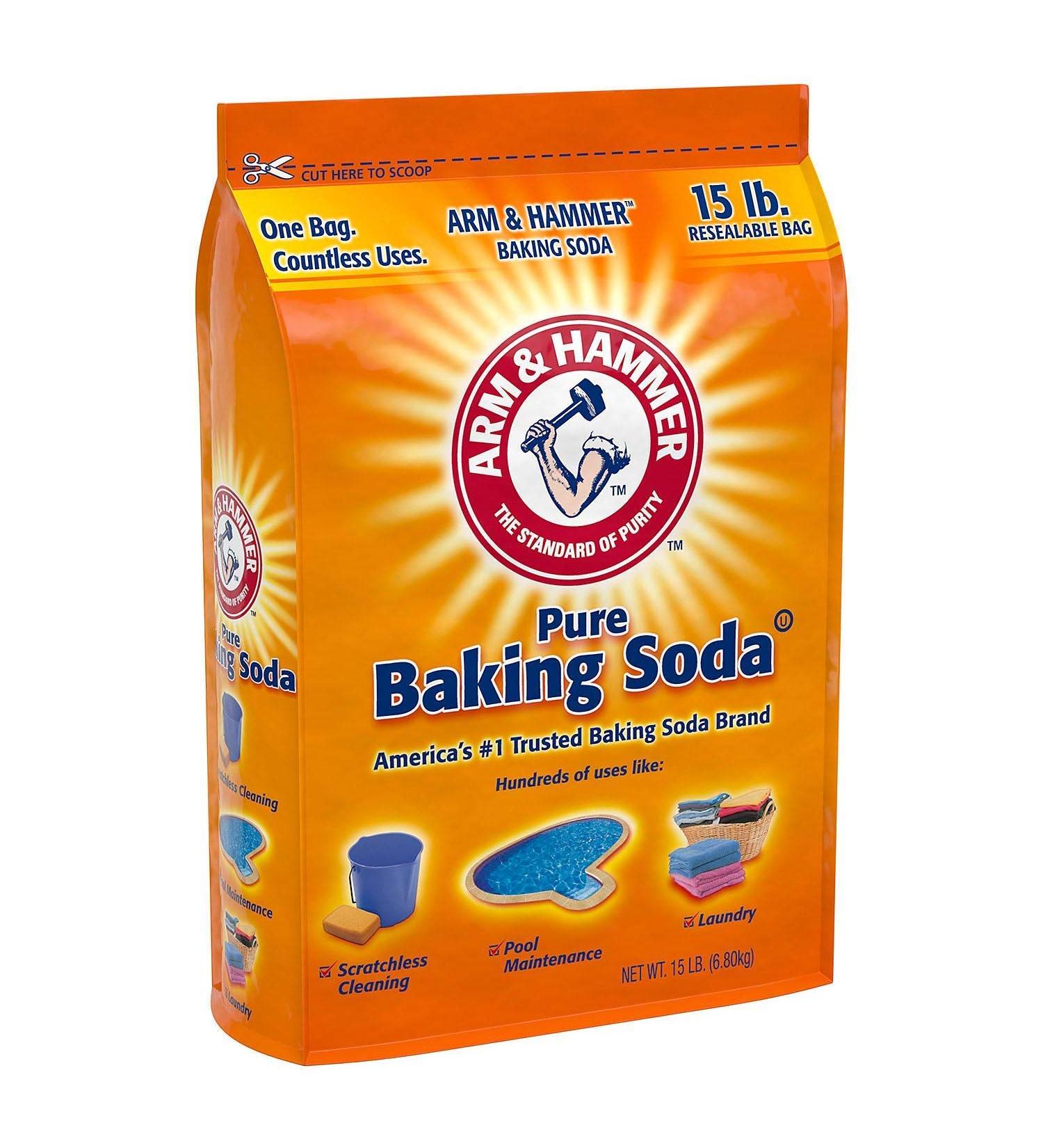 15 Pound Bags of Pool Cleaner Arm and Hammer Baking Soda 15 Pound (Pack of 1)
