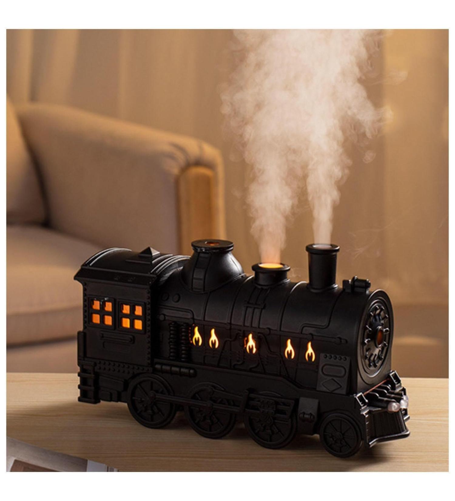 Buy 300ml Oil Diffuser Train with Remote Control 2 Light & Mist Modes Auto Shut-Off Humidifier for Bedroom Living Room & Office Green & Black - Buy Online on GoSupps.com
