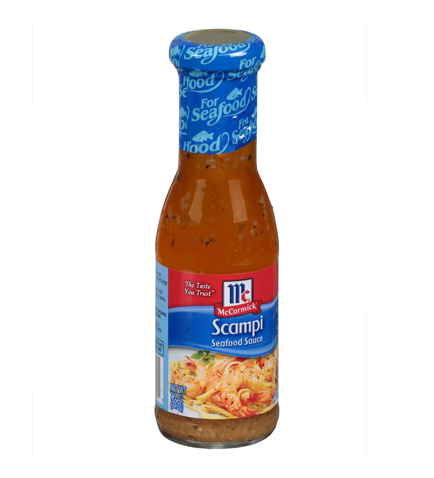 McCormick Scampi Seafood Sauce 7.5 oz - Authentic Italian Flavor for Seafood Dish - Buy Online on GoSupps.com