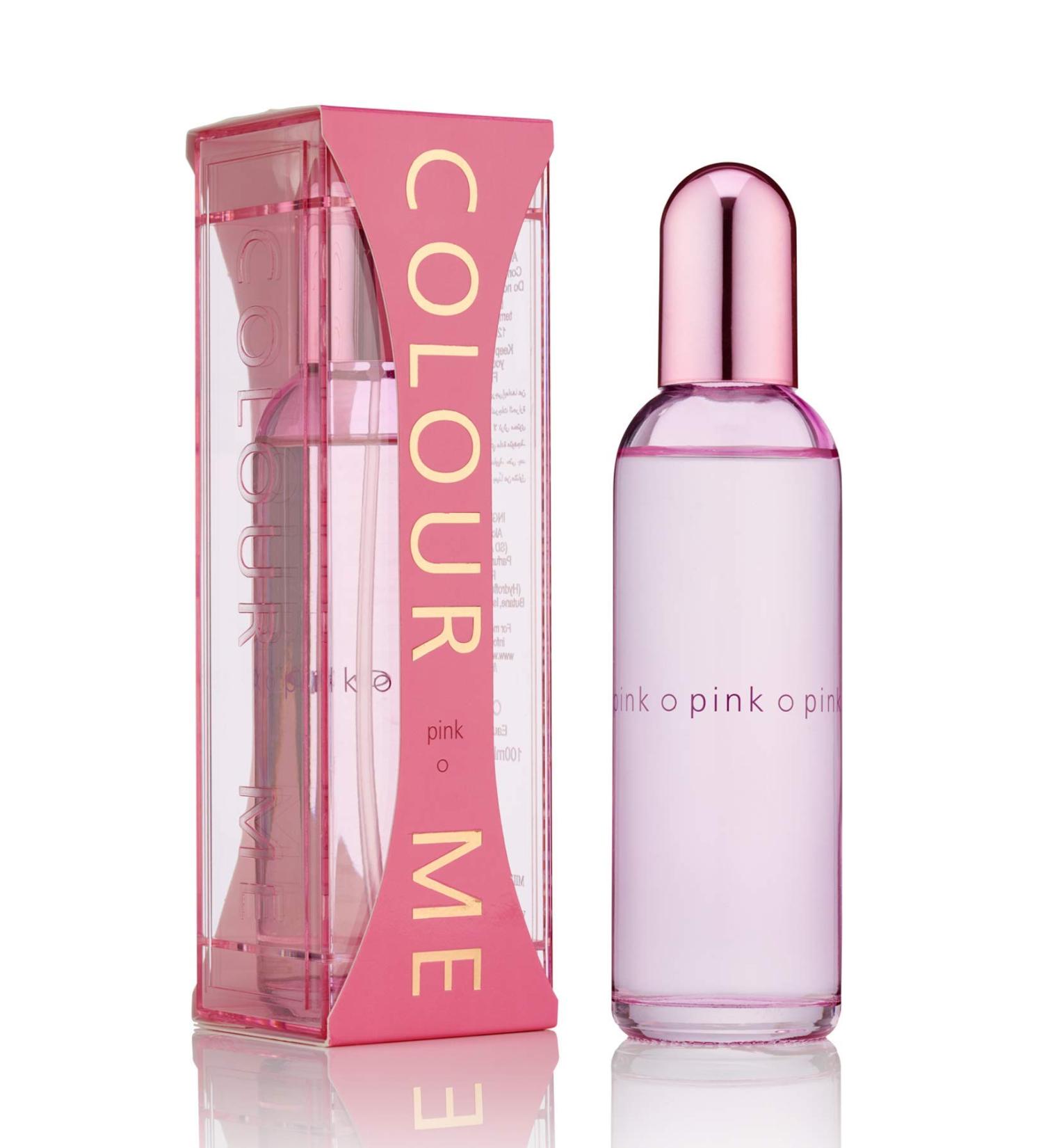 COLOUR ME Pink by Milton-Lloyd - Perfume for Women - Floral Scent - Opens with Almond Blossom Lilies and White Rose - Blended with Vanilla Base - For Warm Romantic Ladies - 3.4 oz EDP Spray Pink 3.4 Fl Oz (Pack of 1) - Buy Online on GoSupps.com