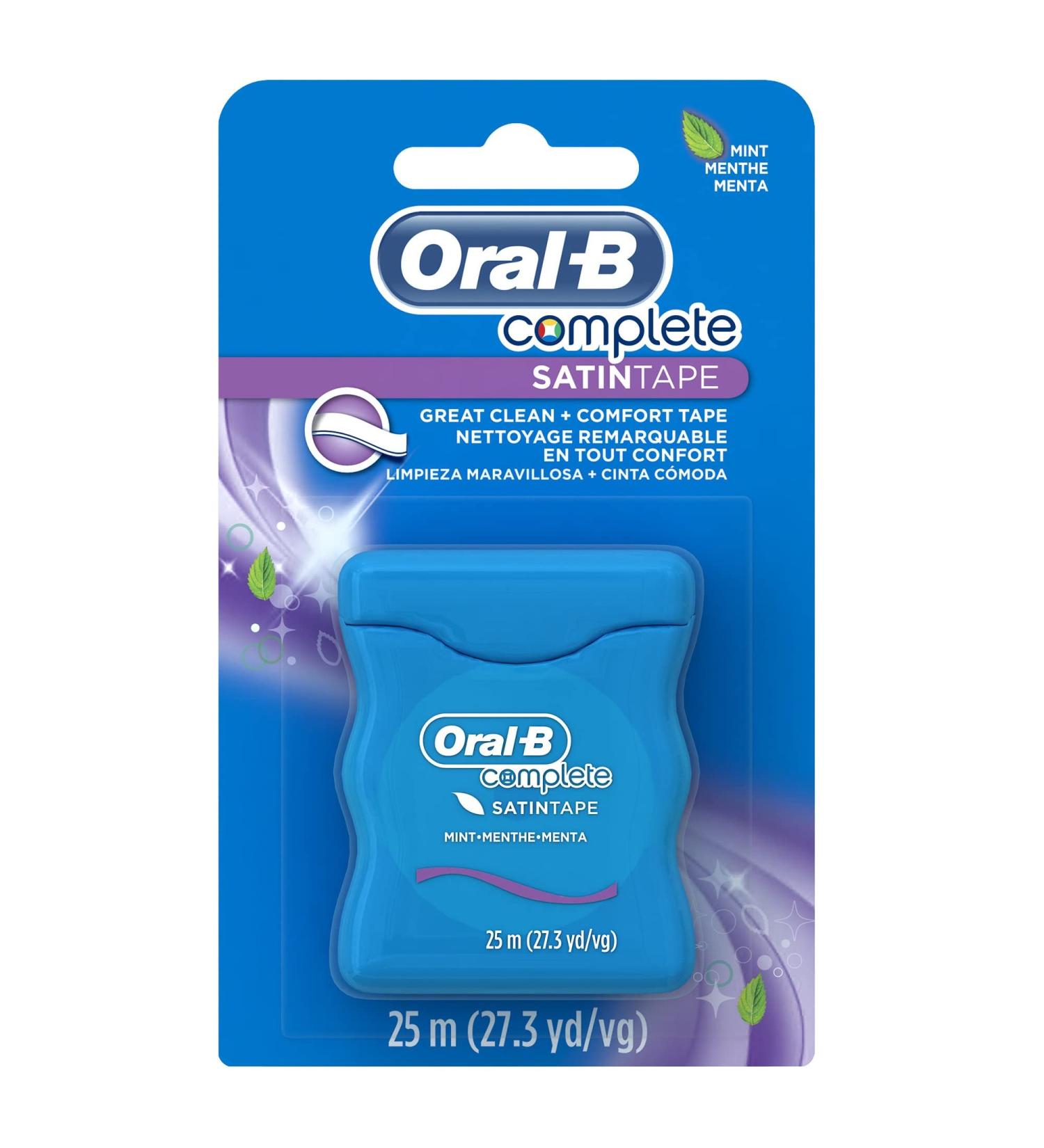 Buy Oral-B Satin Tape 25 m Pack of Six (6 Pack) | International Shipping Available - Buy Online on GoSupps.com