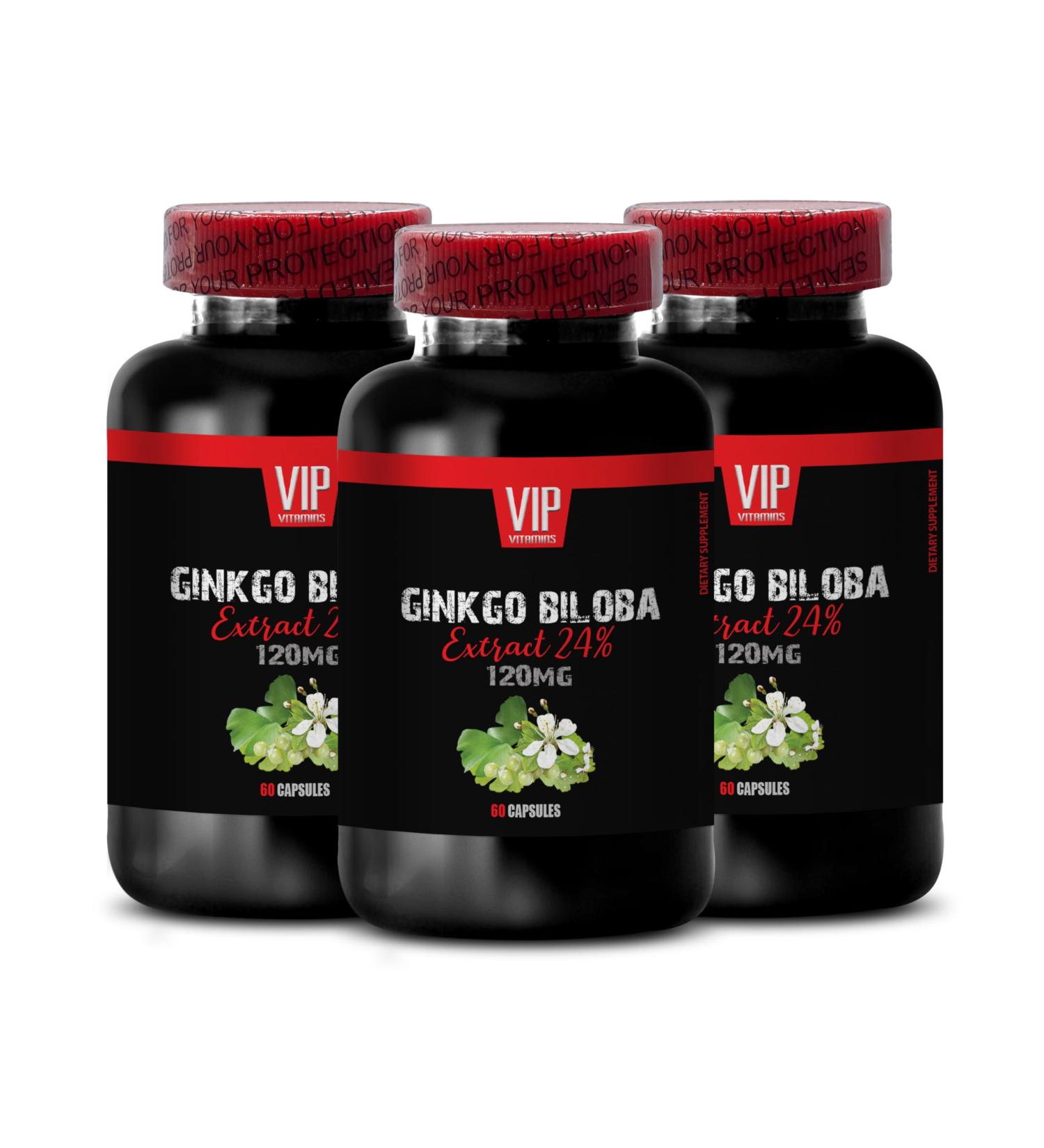GINKGO BILOBA ORGANIC - Sharpens your daily focus Ginkgo Biloba extract Ginkgo Biloba pills Clear decision-making Ginkgo supplement Sharper thinking Supports focus and clarity 3Bot - Buy Online on GoSupps.com