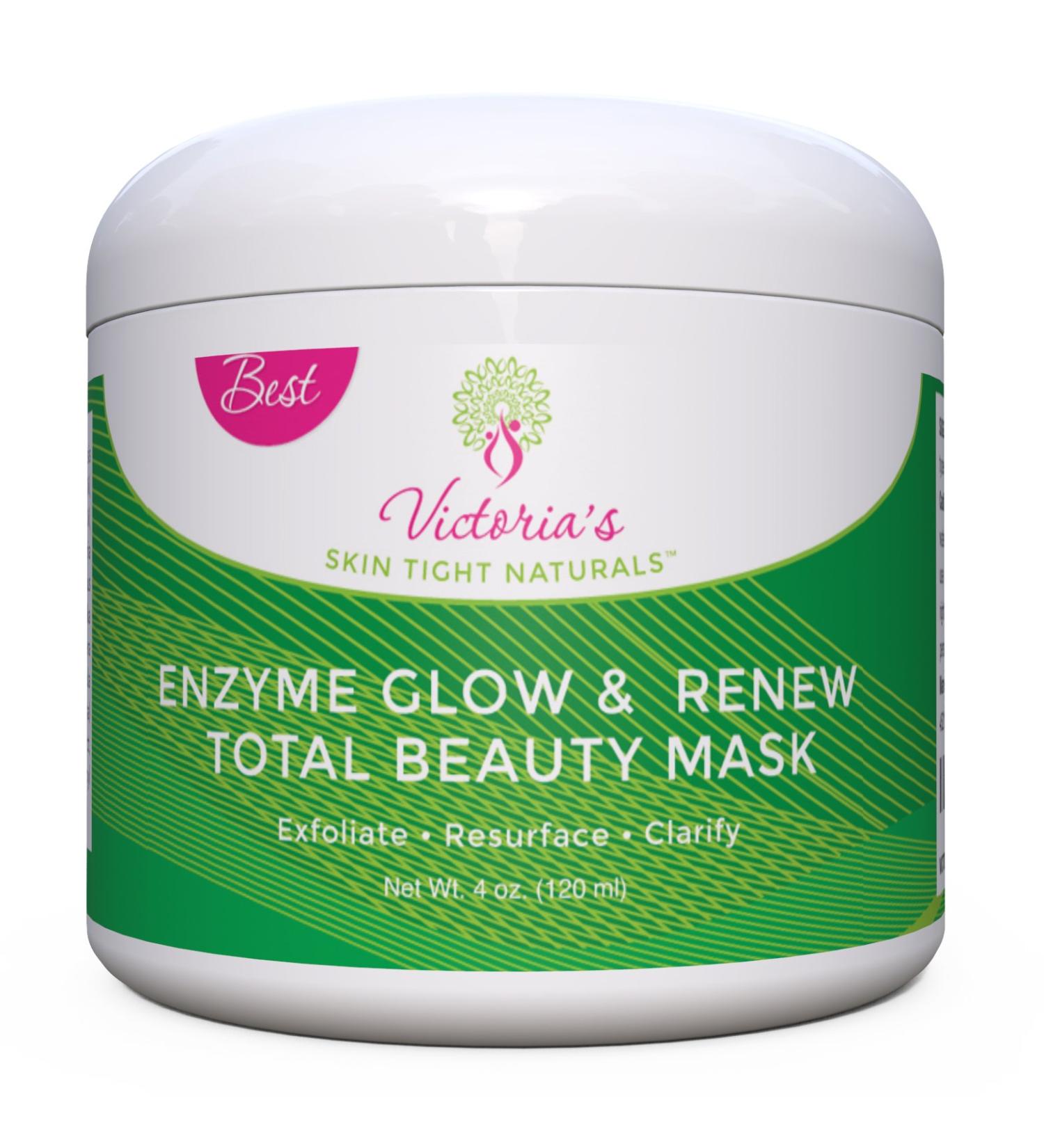 Victoria's Body Shoppe Fruit Enzyme Glow Mask | Anti-Wrinkle Revitalizing Skincare | Total Beauty Solution - Buy Online on GoSupps.com