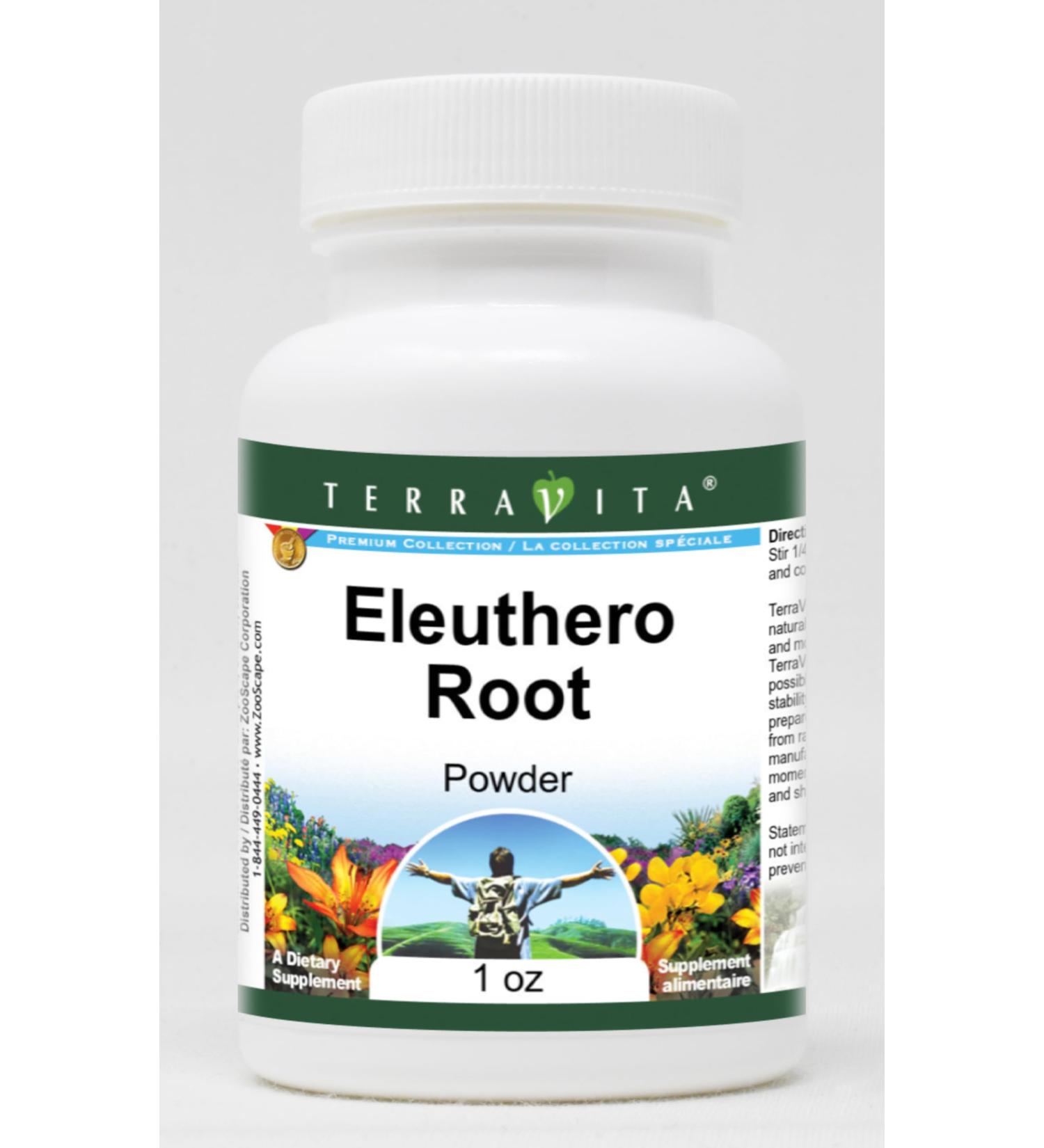 Eleuthero Root Powder (1 oz ZIN: 511305) - 3 Pack - Buy Online on GoSupps.com