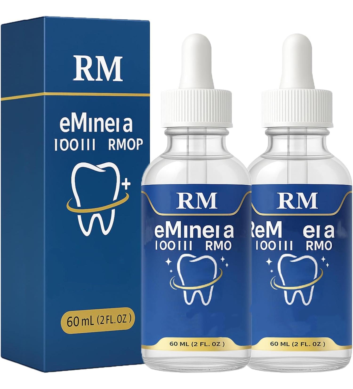 Ir-Mi-Remi-Neral-Tooth Tooth Remineral+ Tooth Gouttes de remin ralisation pour blanchir les dents Blanchiment des dents avec gouttes de remin ralisation Renforcement de l' mail - 60 ml 2Pcs - Buy Online on GoSupps.com
