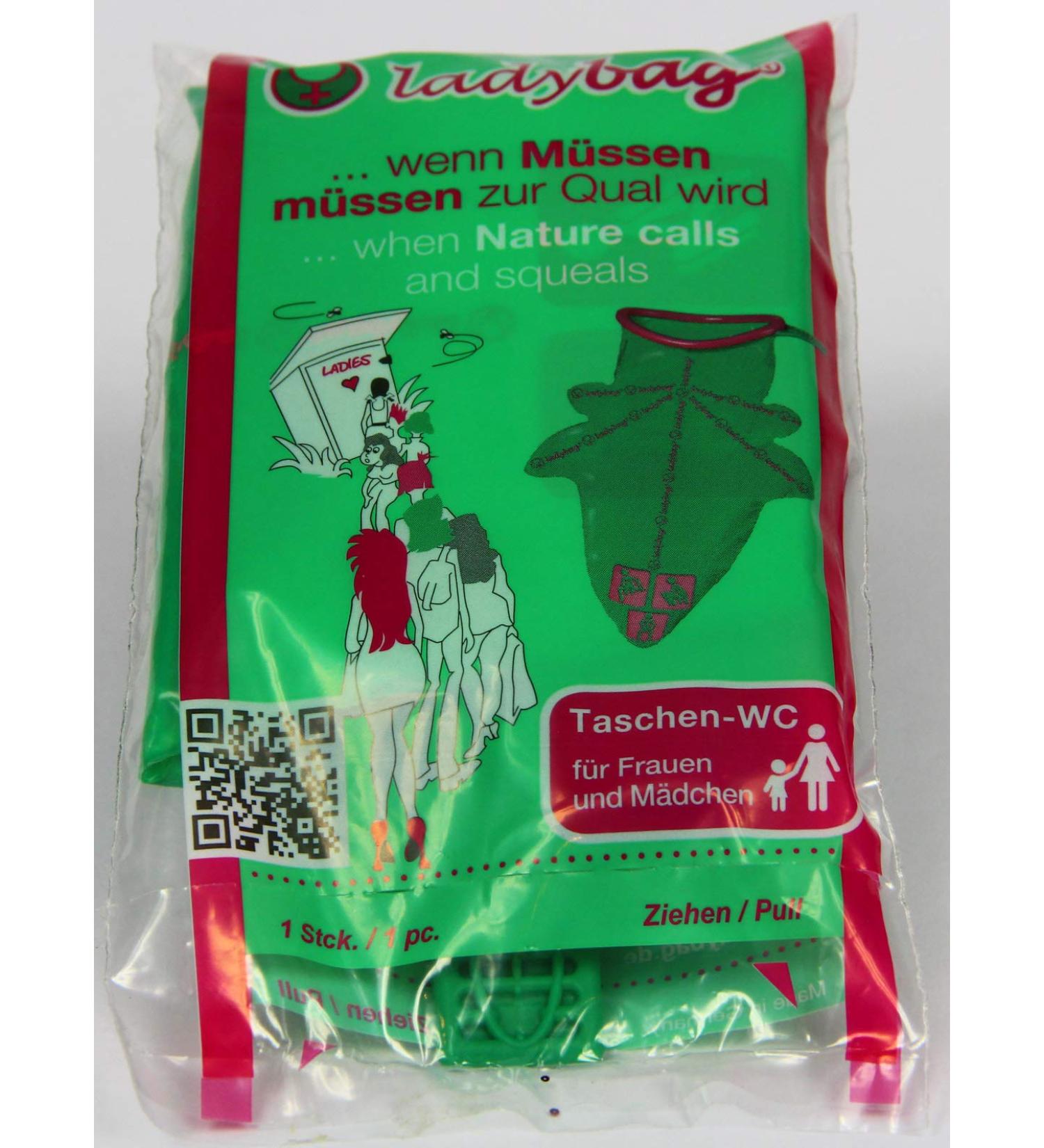 Smart-living ladybag - The mobile disposable toilet for women Set of 10 Set of 10 for women