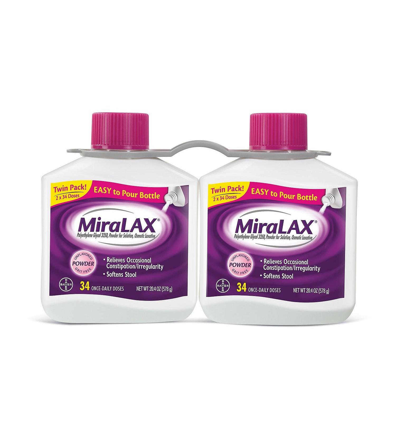 Miralax Supplement 40.8oz - Gentle Laxative Powder for Effective Relief - Buy Online on GoSupps.com