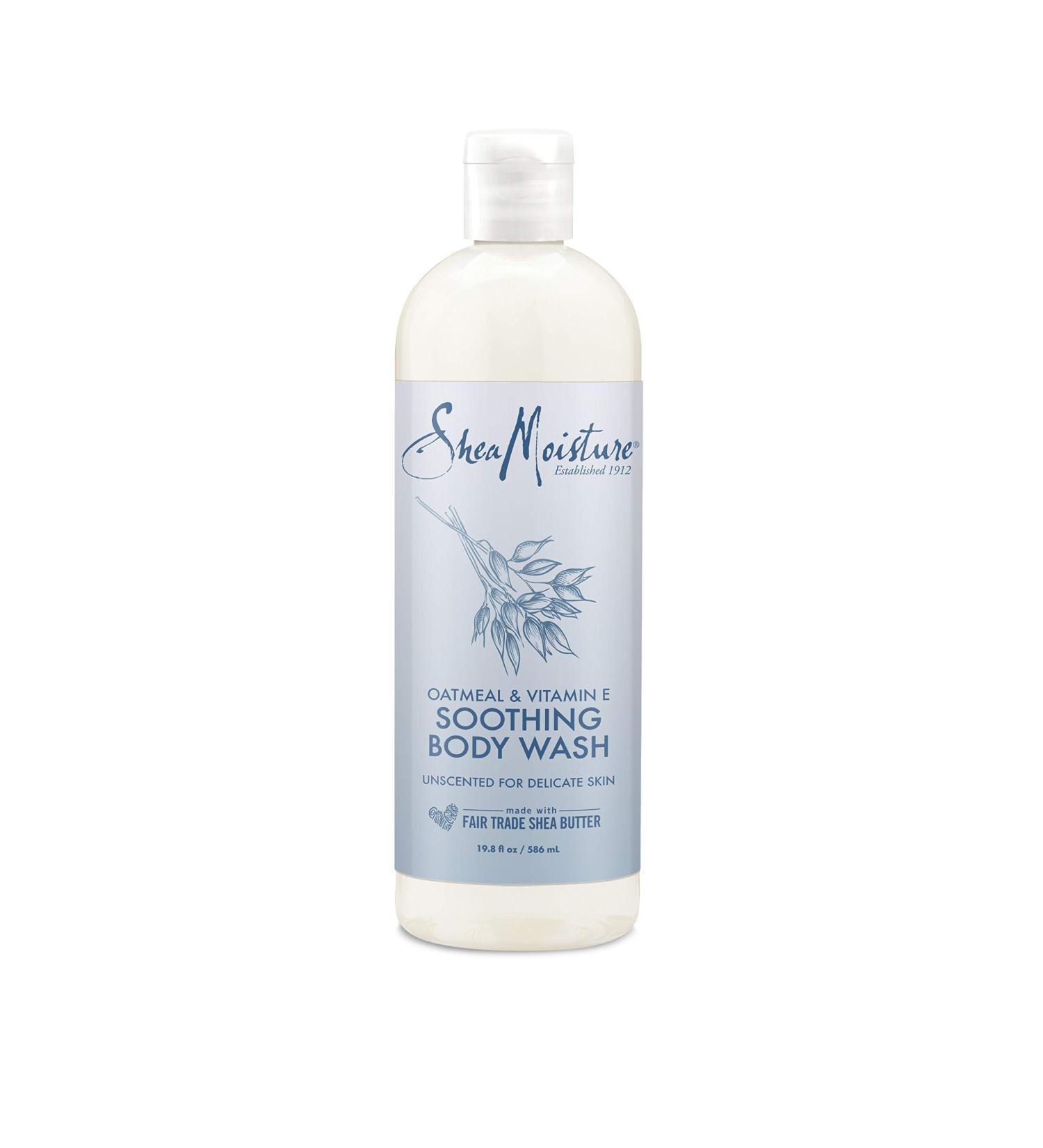 SheaMoisture Soothing Body Wash with Oatmeal and Vitamin E - 19.8 oz - Buy Online on GoSupps.com