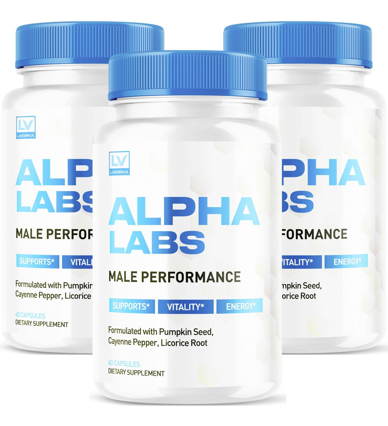 Alpha Labs Max Performance Capsules - 3 Pack (180 Capsules) | Advanced Formula for Optimal Strength | International Shipping Available - Buy Online on GoSupps.com