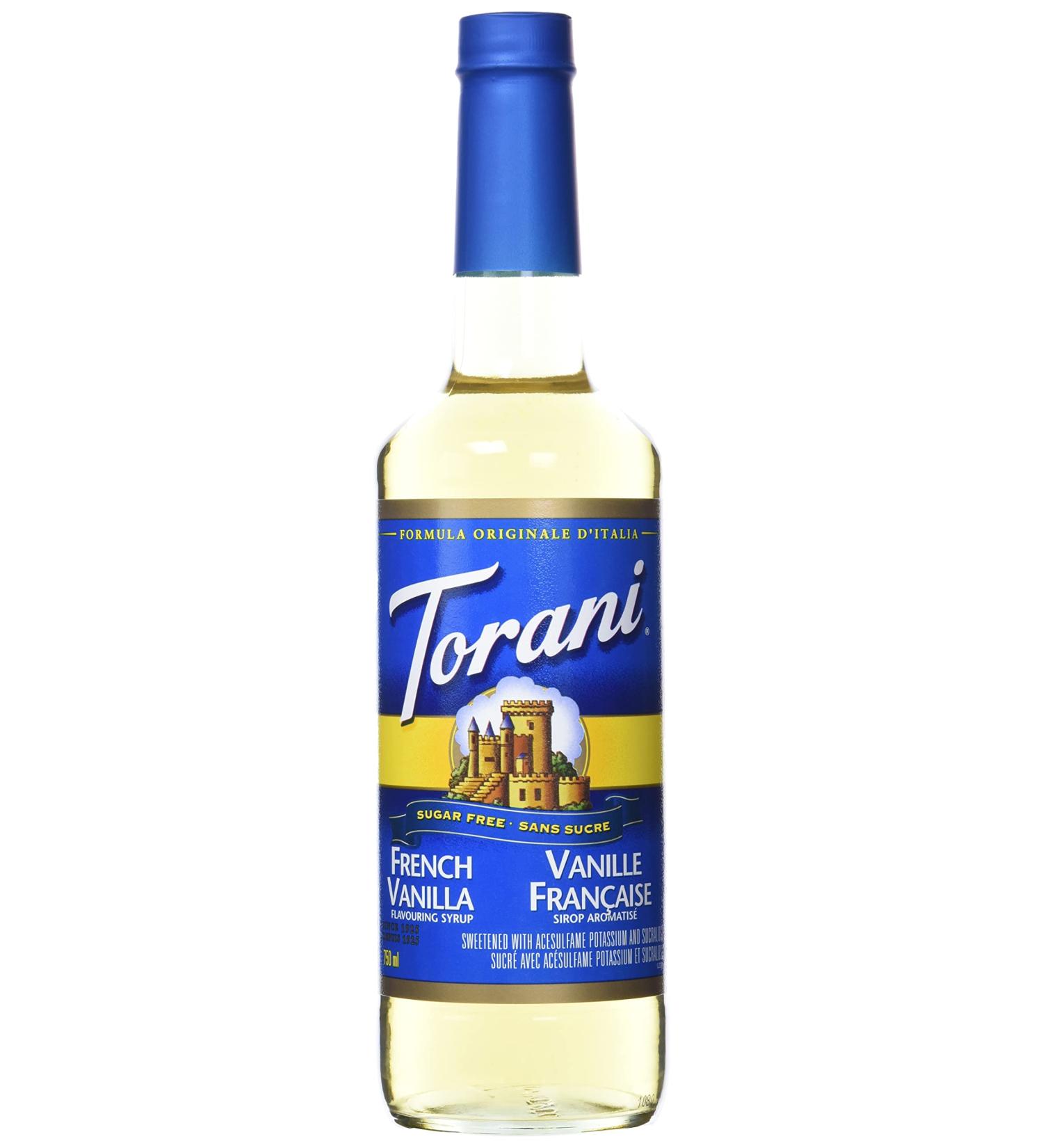 Torani Sugar Free French Vanilla Coffee Syrups 0.75 L - Buy Online on GoSupps.com