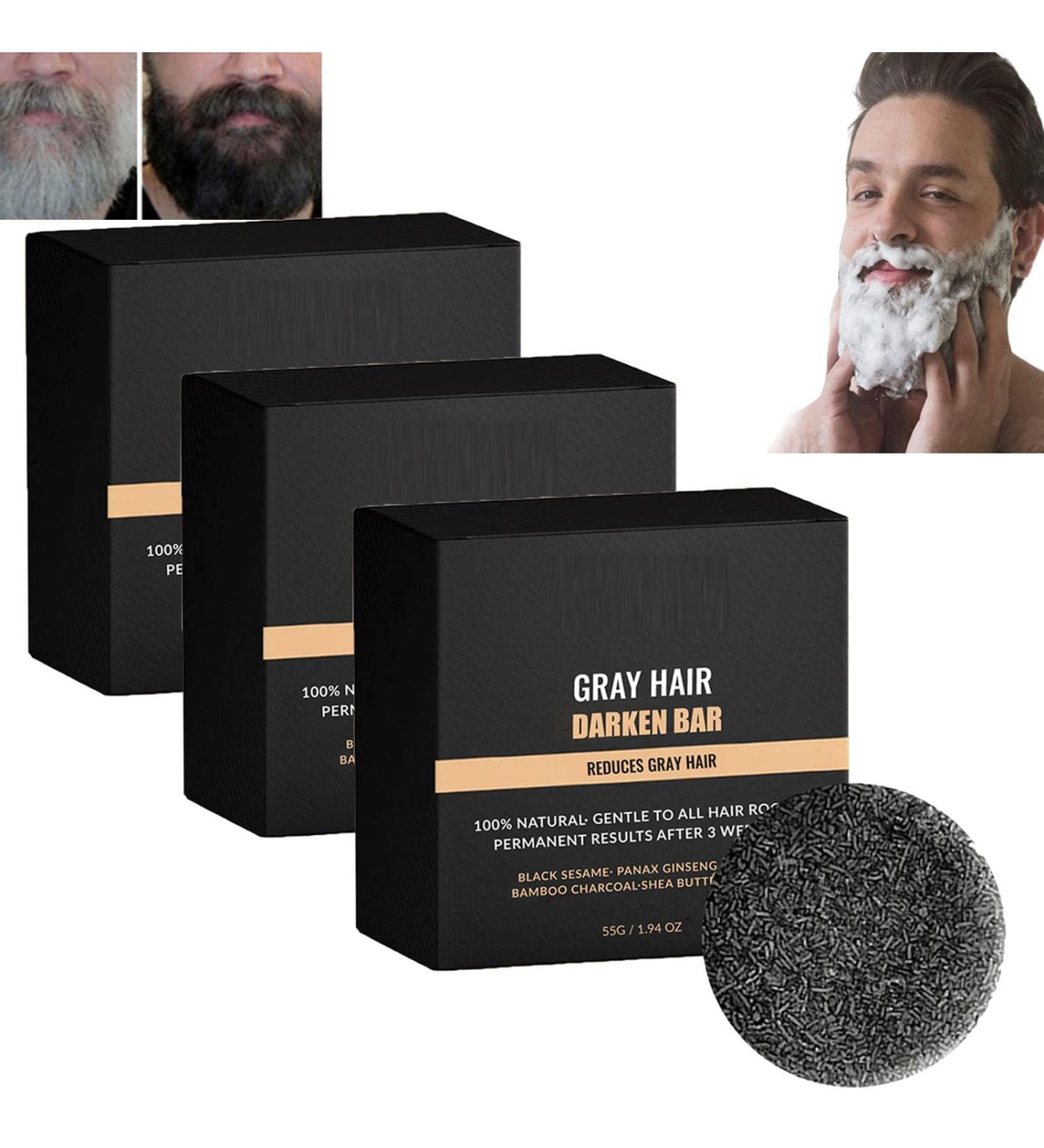 Haventic Gray Hair Reverse Bar Haventic - Gray Hair Reverse Bar Haventic Soap Spartan Gray Hair Reverse Bar lumeld gray gone soap Reverse Gray Hair Bar Shampoo (3pcs) - Buy Online on GoSupps.com