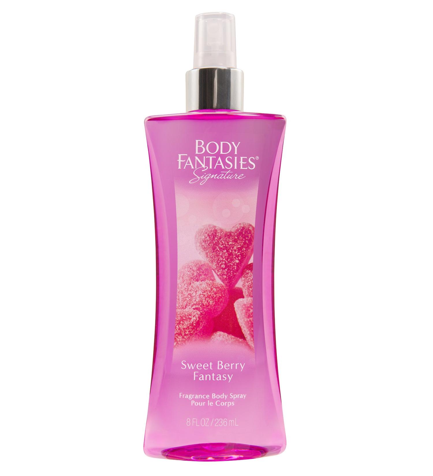 Body Fantasies Signature Sweet Berry Fantasy By PARFUMS DE COEUR FOR WOMEN 8 oz Body Spray
